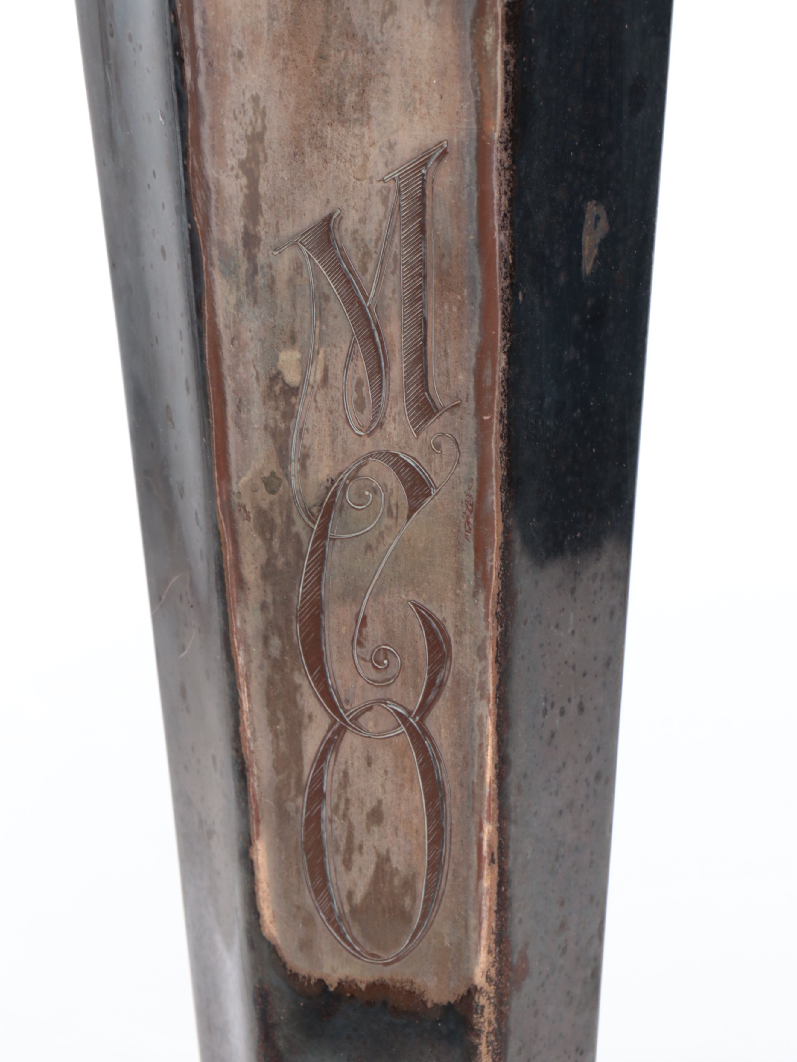 Lawrence B. Smith Co. Silver Plate Trumpet Vase, Late 19th/Early 20th Century