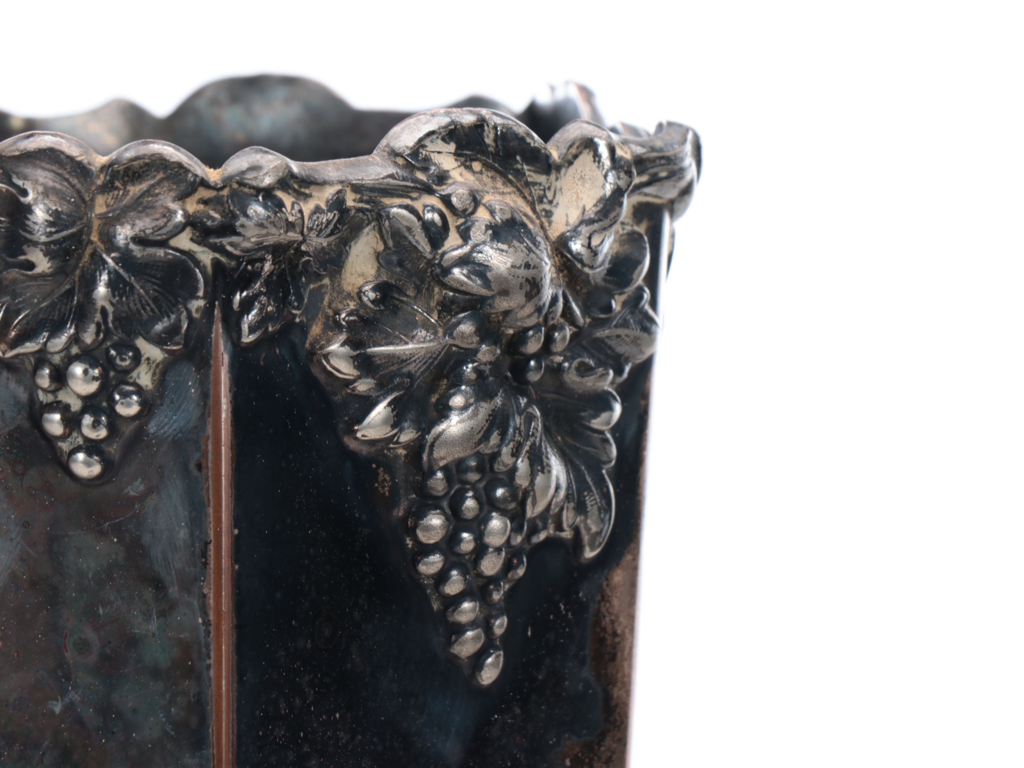 Lawrence B. Smith Co. Silver Plate Trumpet Vase, Late 19th/Early 20th Century