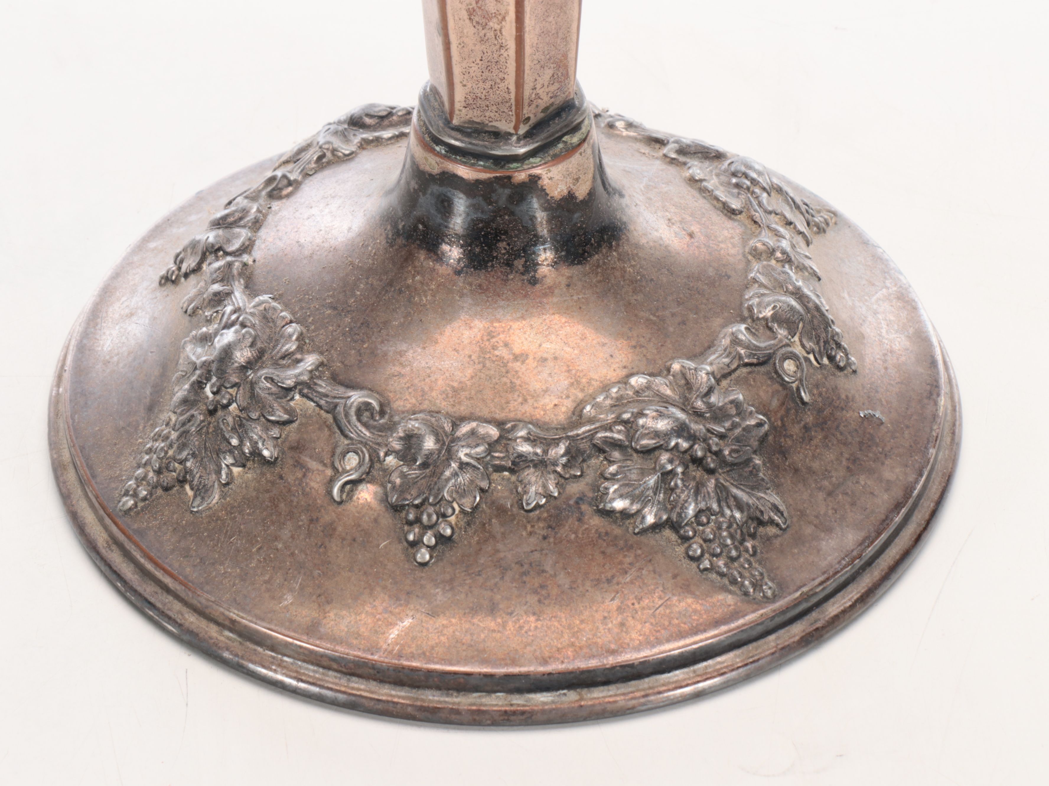 Lawrence B. Smith Co. Silver Plate Trumpet Vase, Late 19th/Early 20th Century