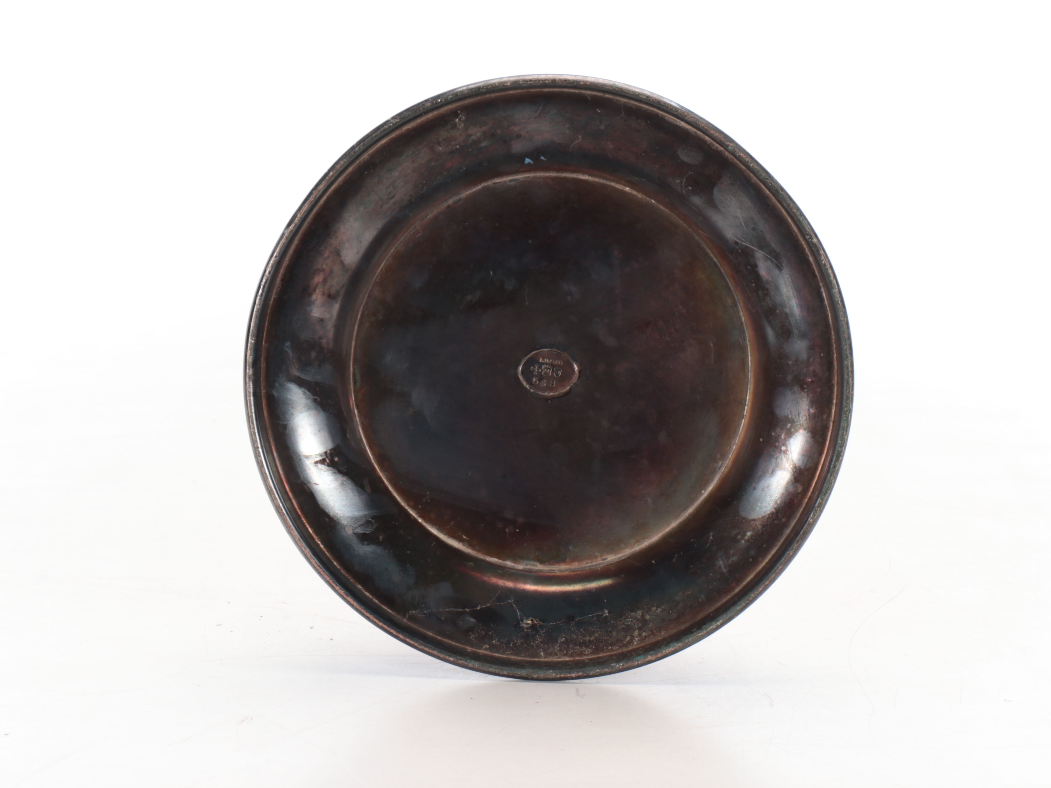 Lawrence B. Smith Co. Silver Plate Trumpet Vase, Late 19th/Early 20th Century