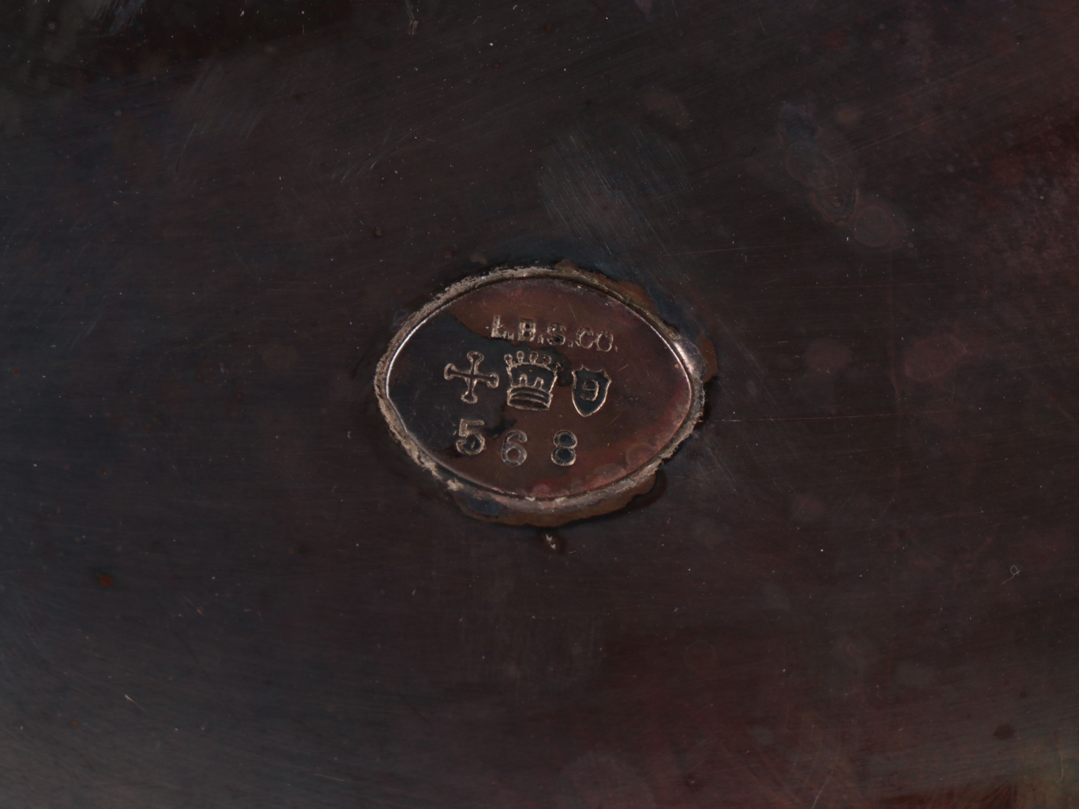 Lawrence B. Smith Co. Silver Plate Trumpet Vase, Late 19th/Early 20th Century