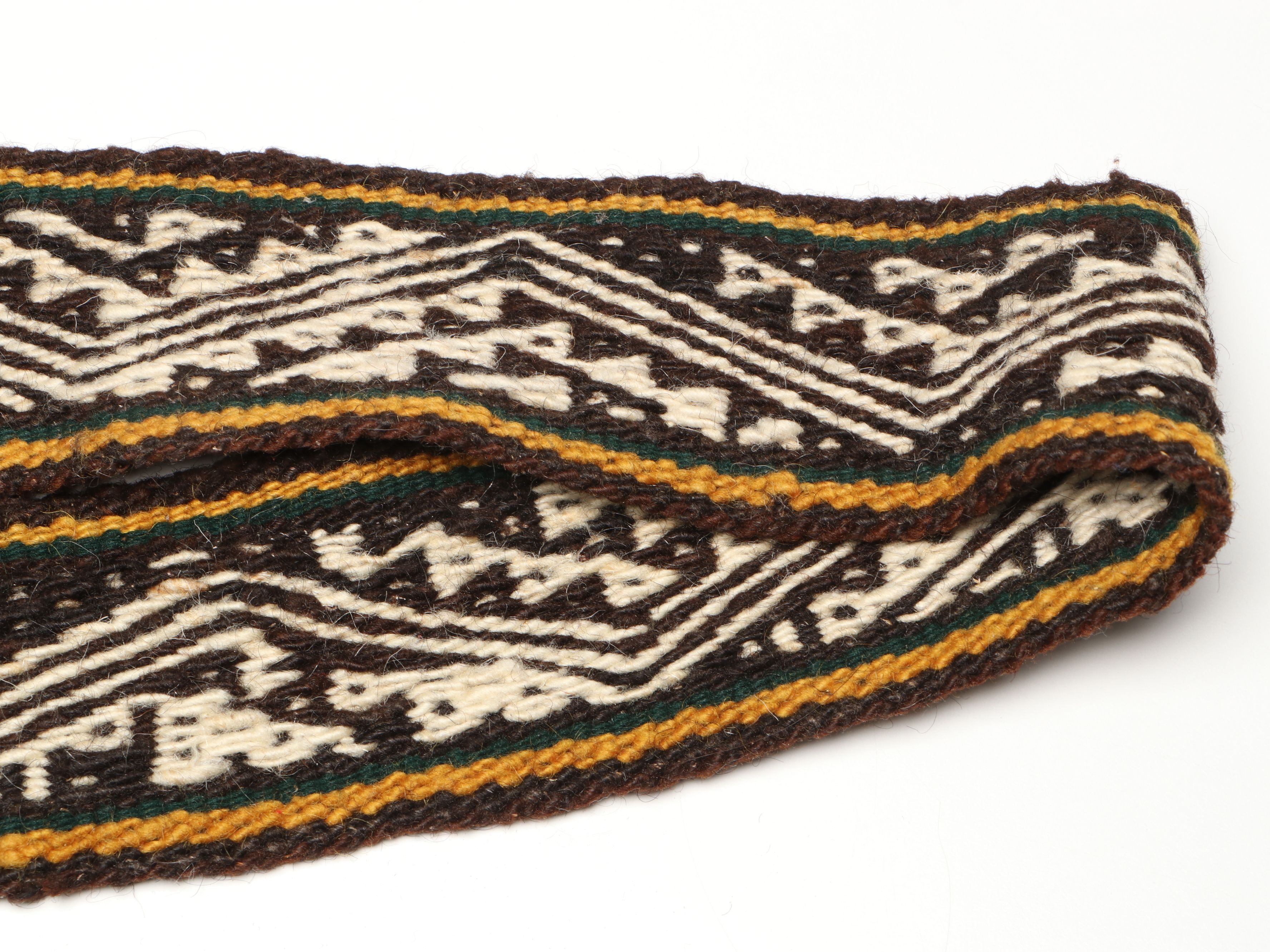 Indigenous Peoples Traditional Woven Wool Sash