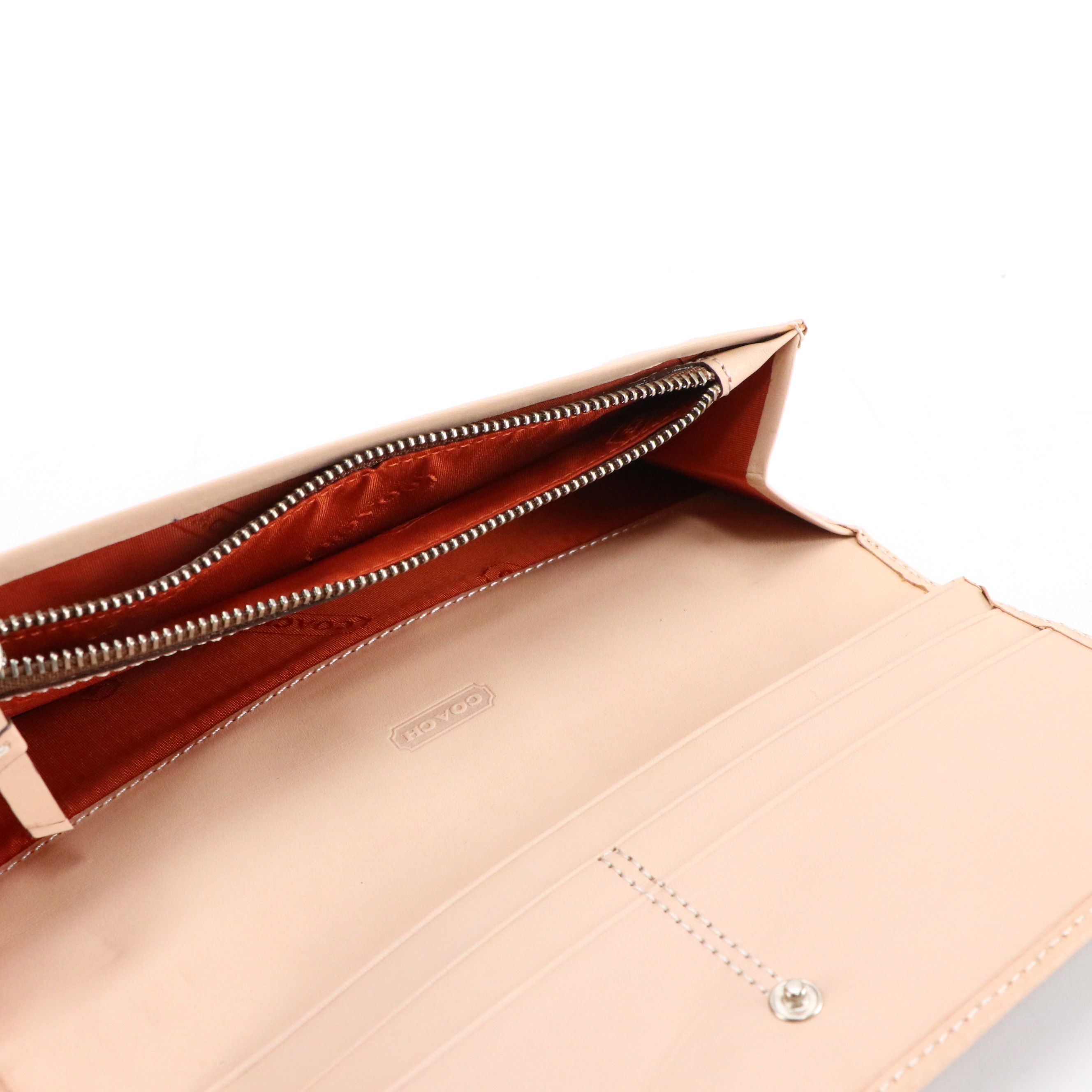 A Bathing Ape Snake Print Zip Wallet, Coach Signature Canvas Wallet, Other Pouch