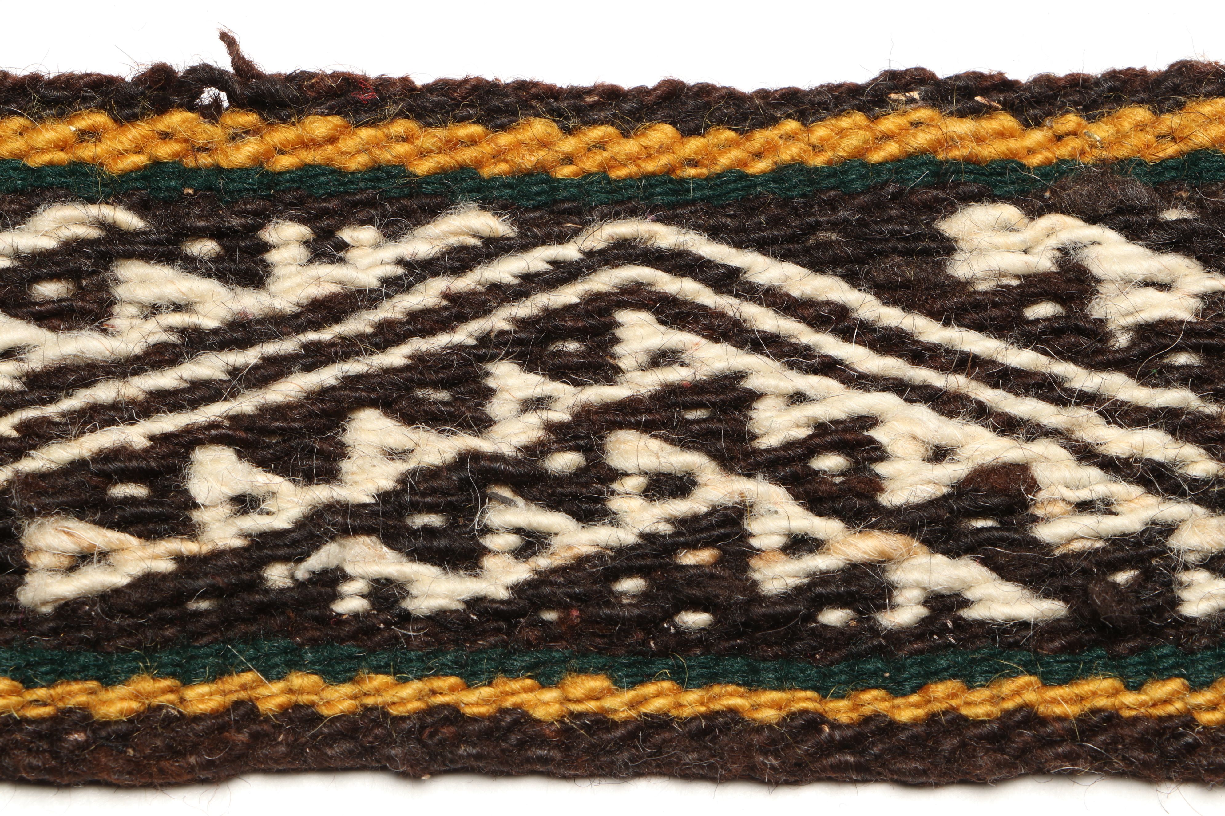 Indigenous Peoples Traditional Woven Wool Sash