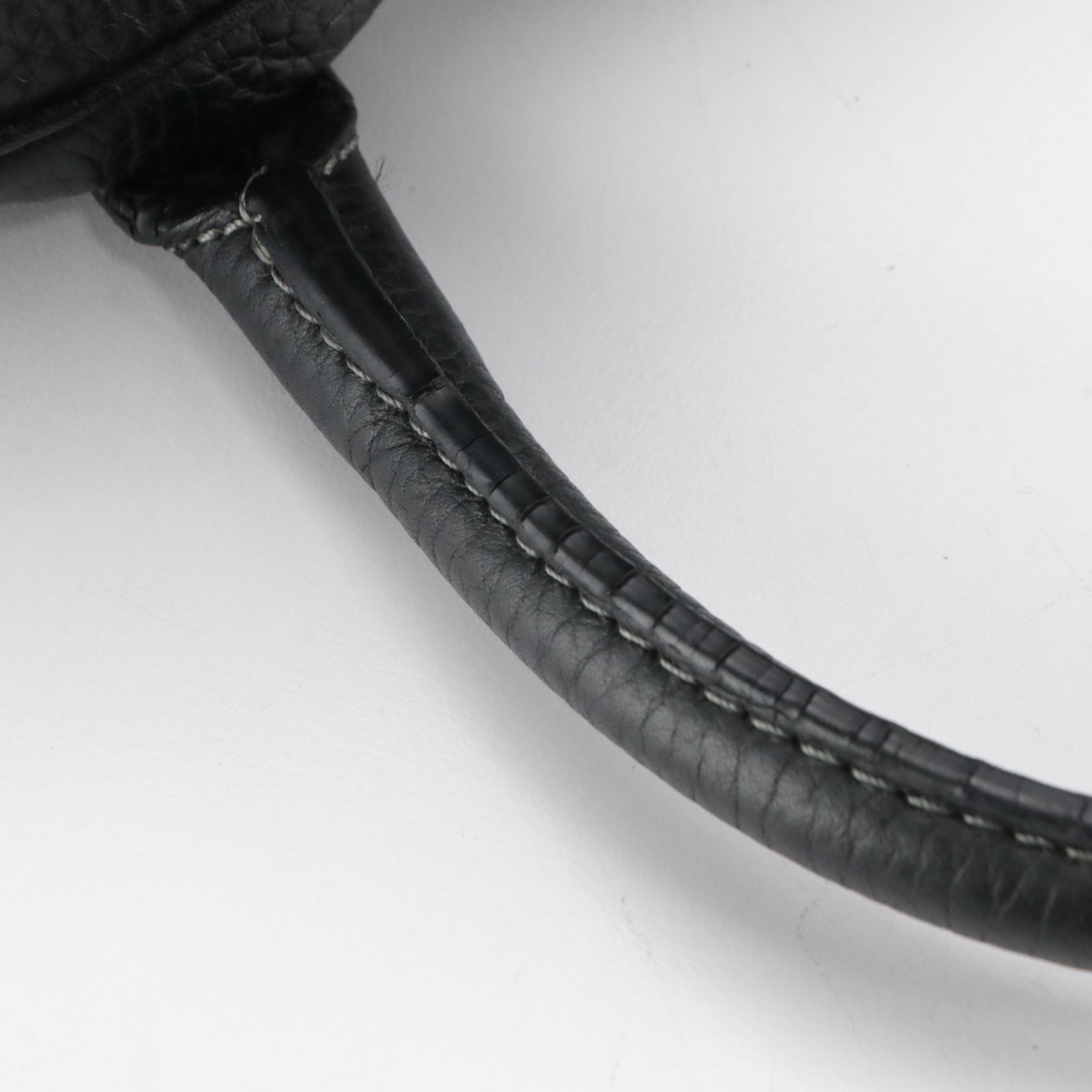 Loewe Senda Handbag in Black Grained Calfskin Leather