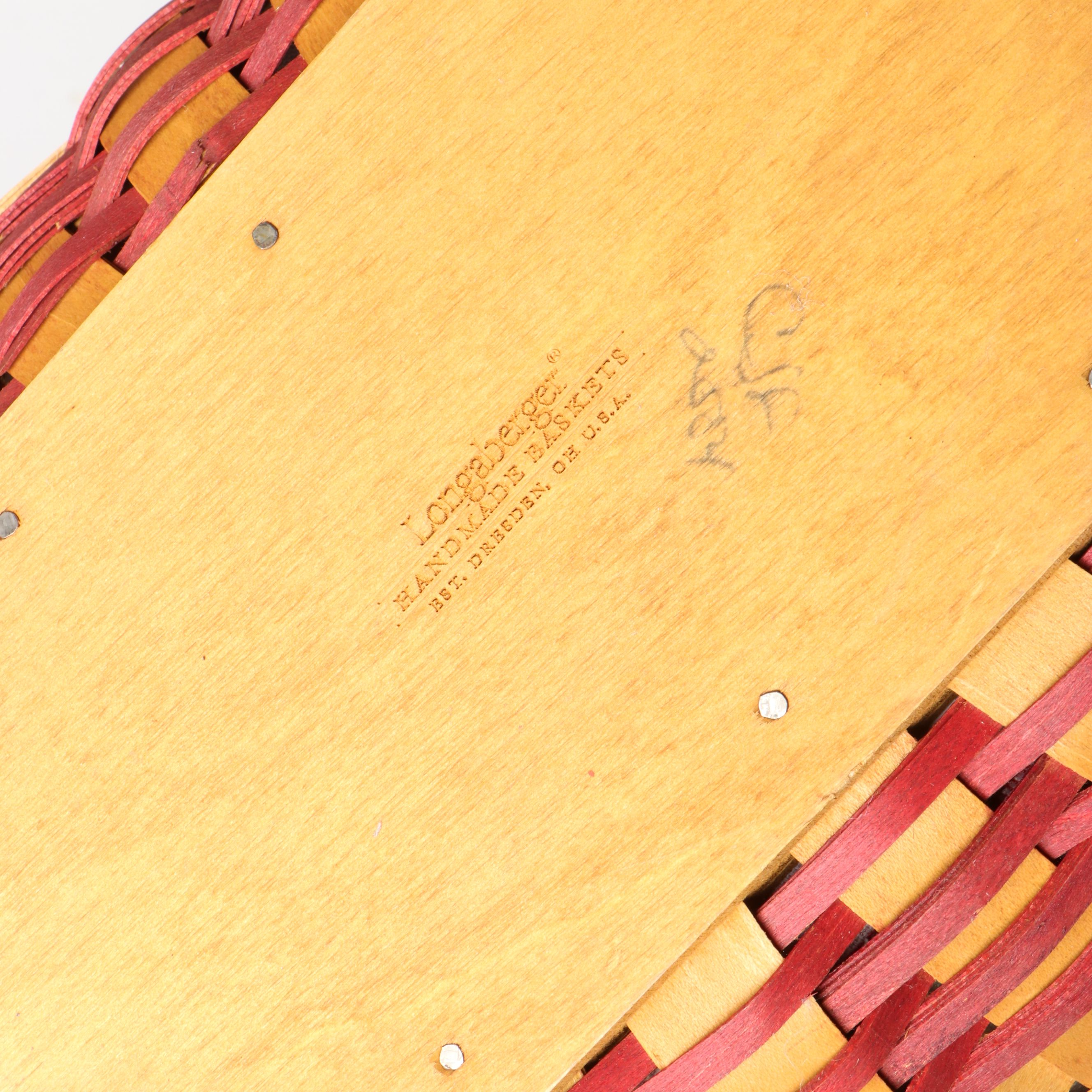 Longaberger Christmas Collection Baskets and Ceramic Casserole Dish