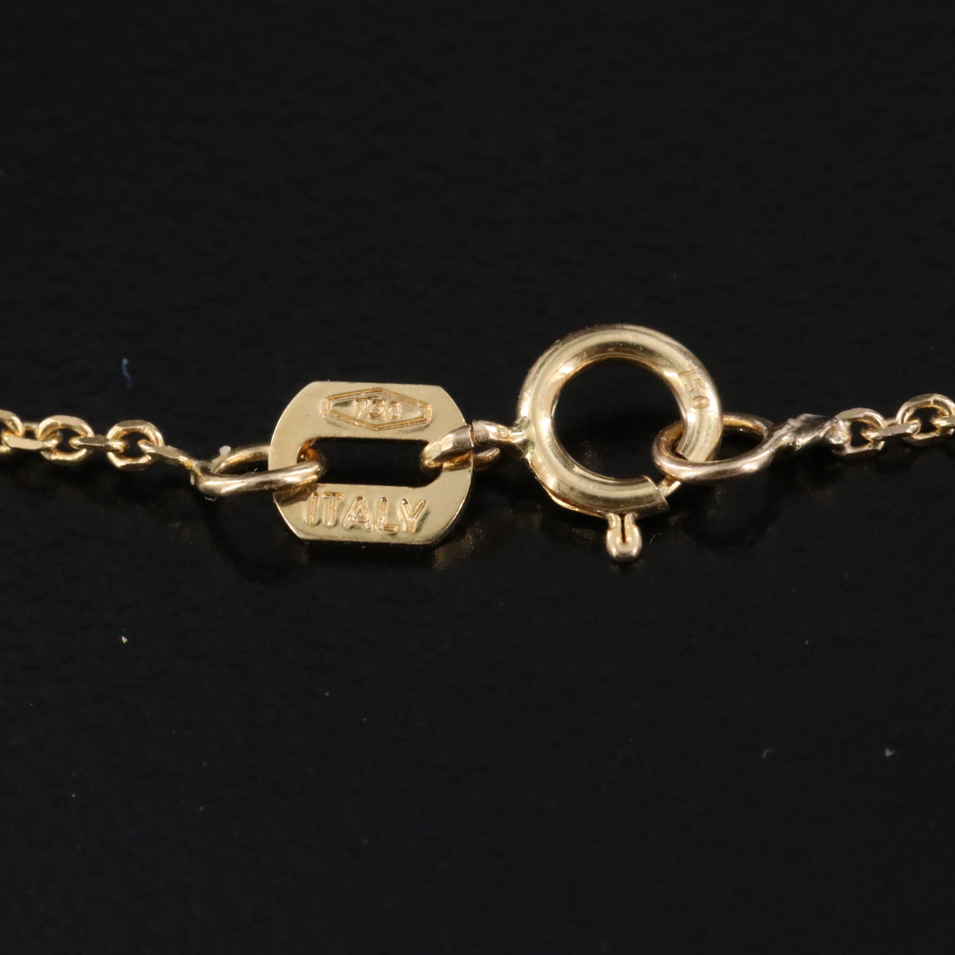 18K Bead Station Necklace