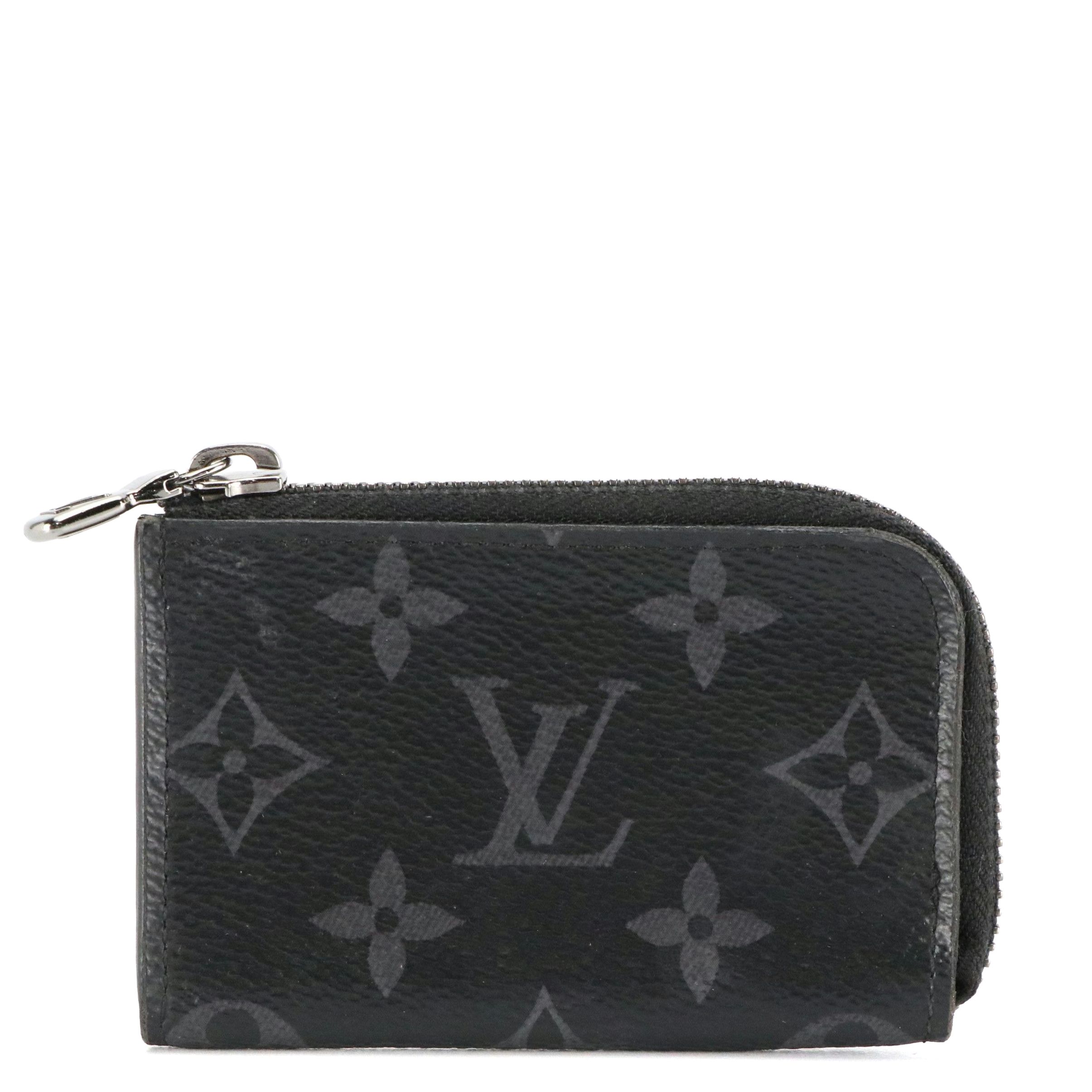 Louis Vuitton Monogram Eclipse Porte Monnaie Jour Coin Purse