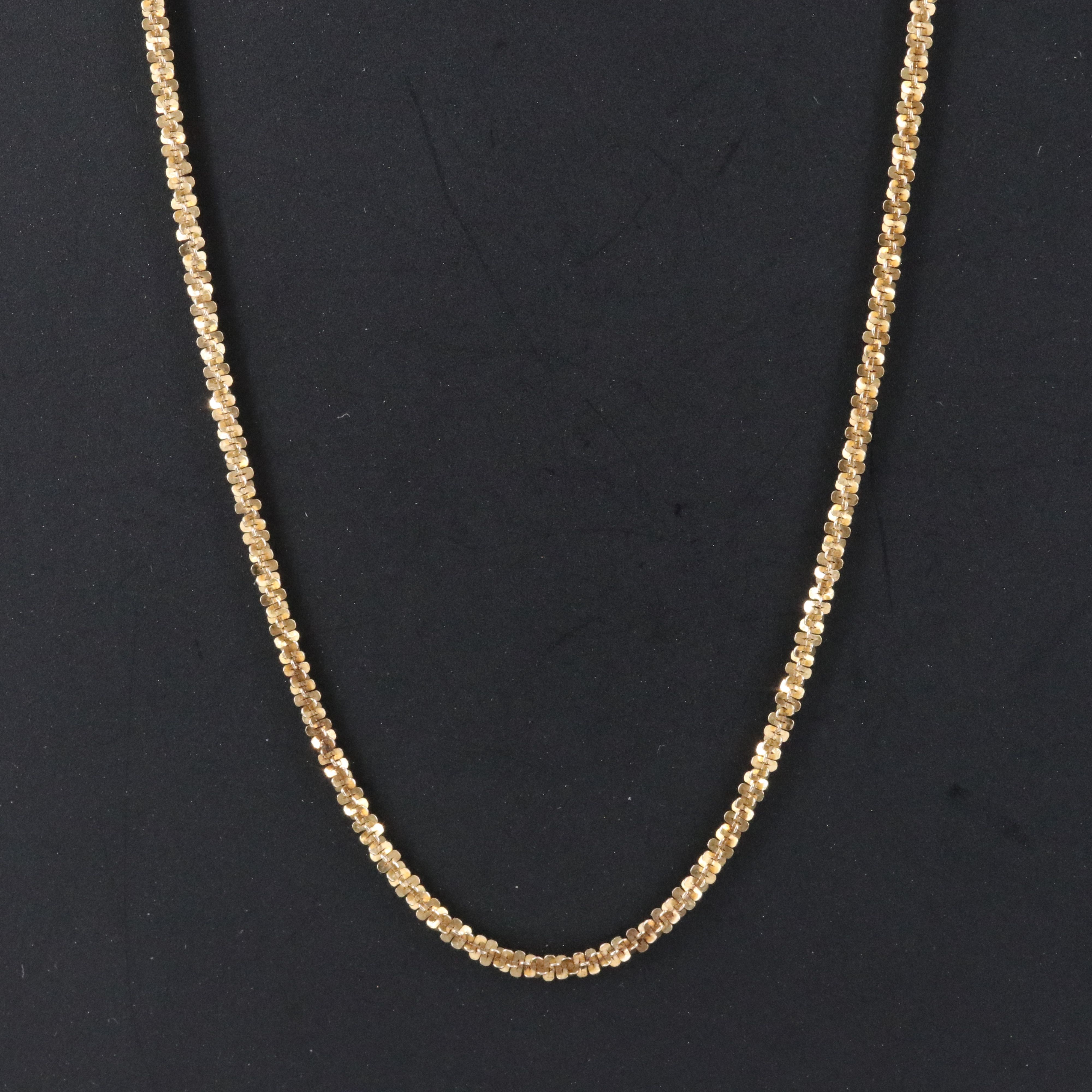 14K Sparkle Chain Necklace