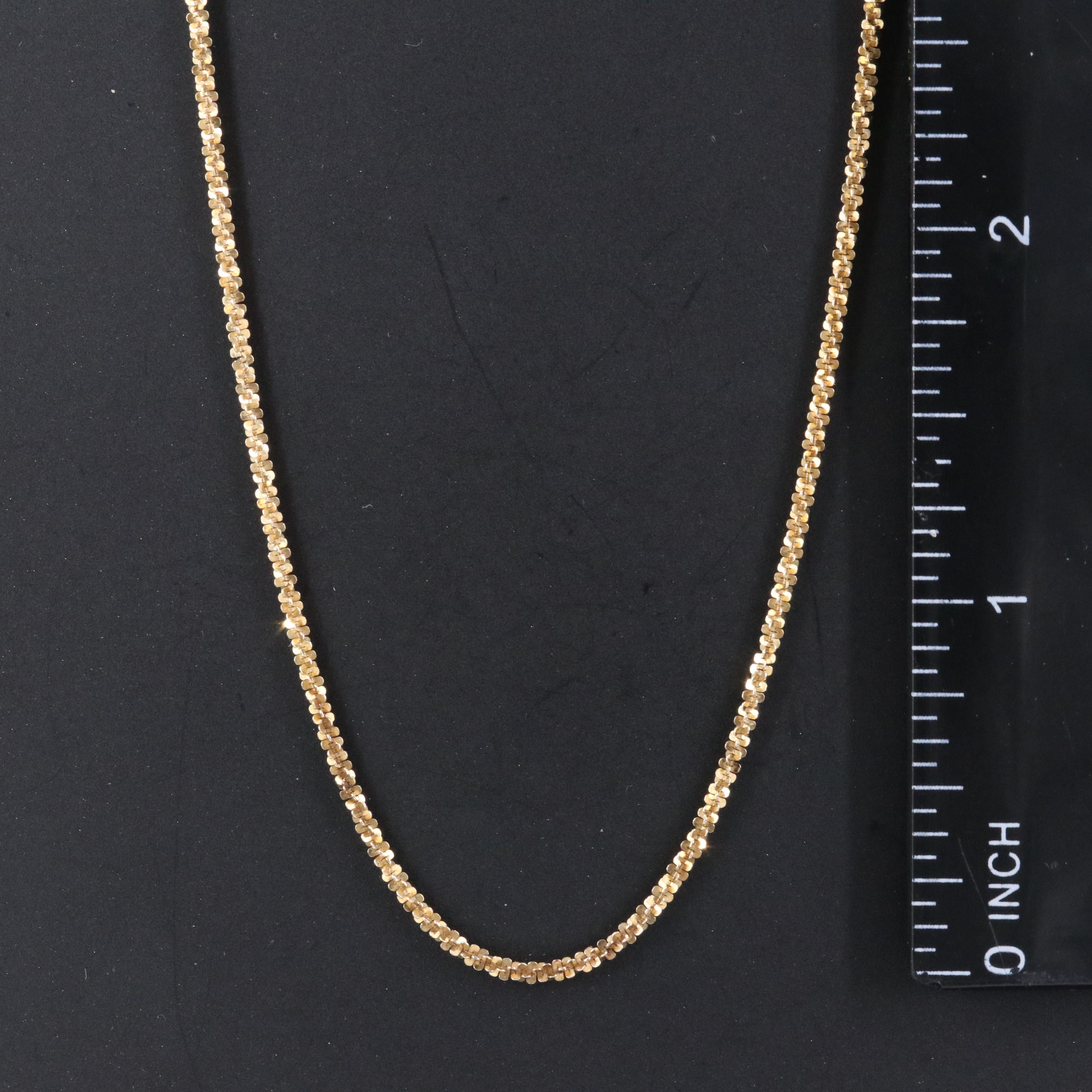 14K Sparkle Chain Necklace