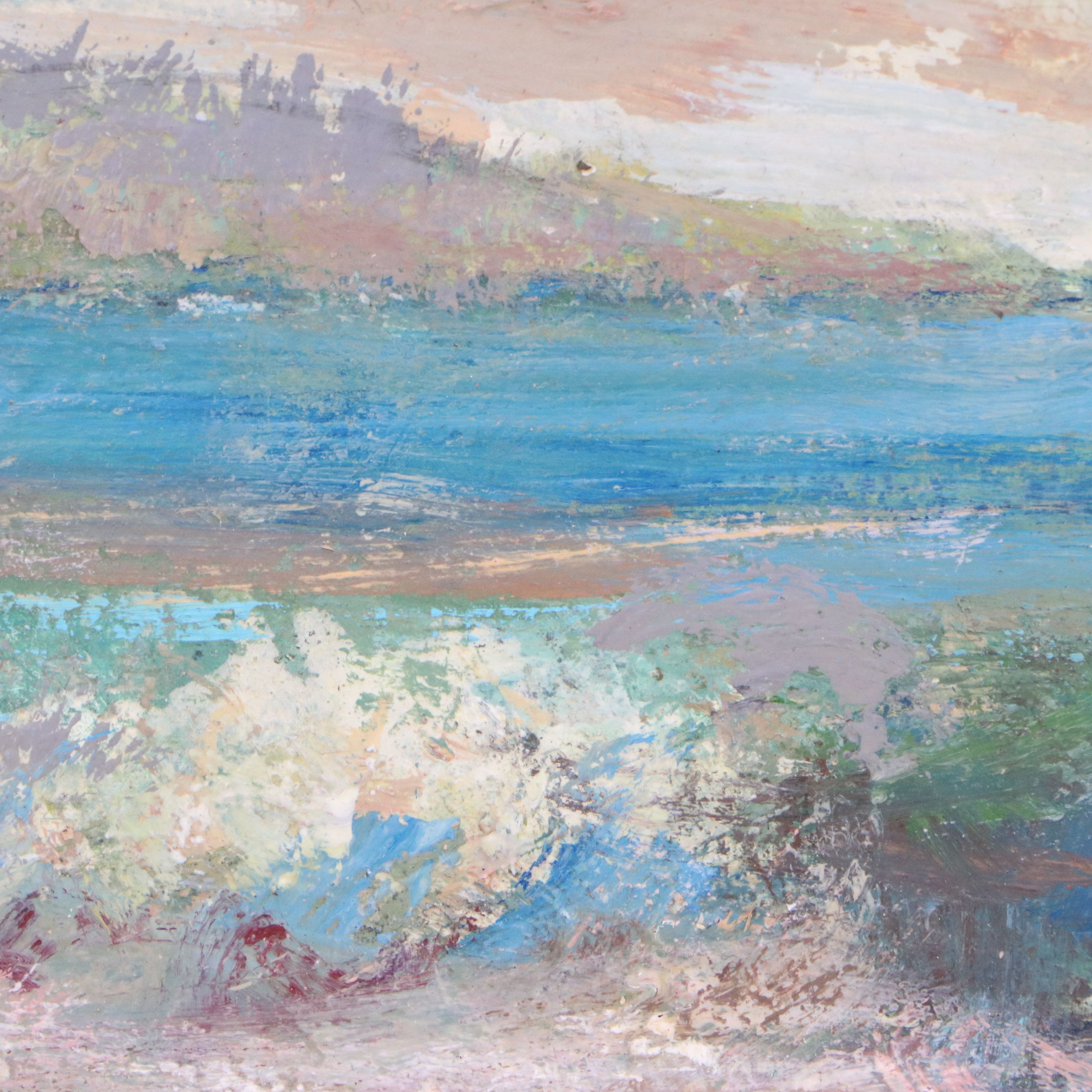 Kevin Kasik Oil Painting "Sarah Dodging the Surf," 2026