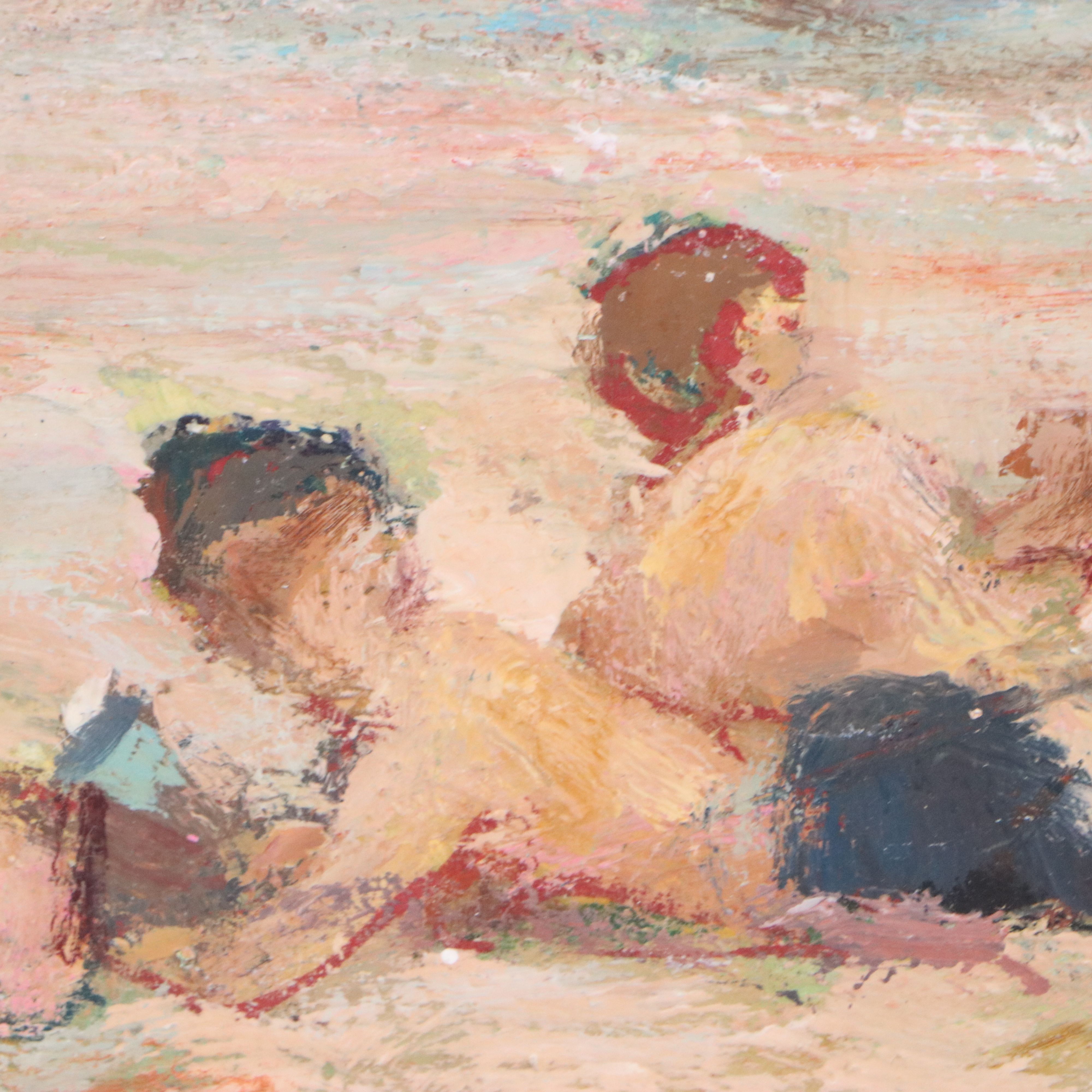 Kevin Kasik Oil Painting "Sarah Dodging the Surf," 2026