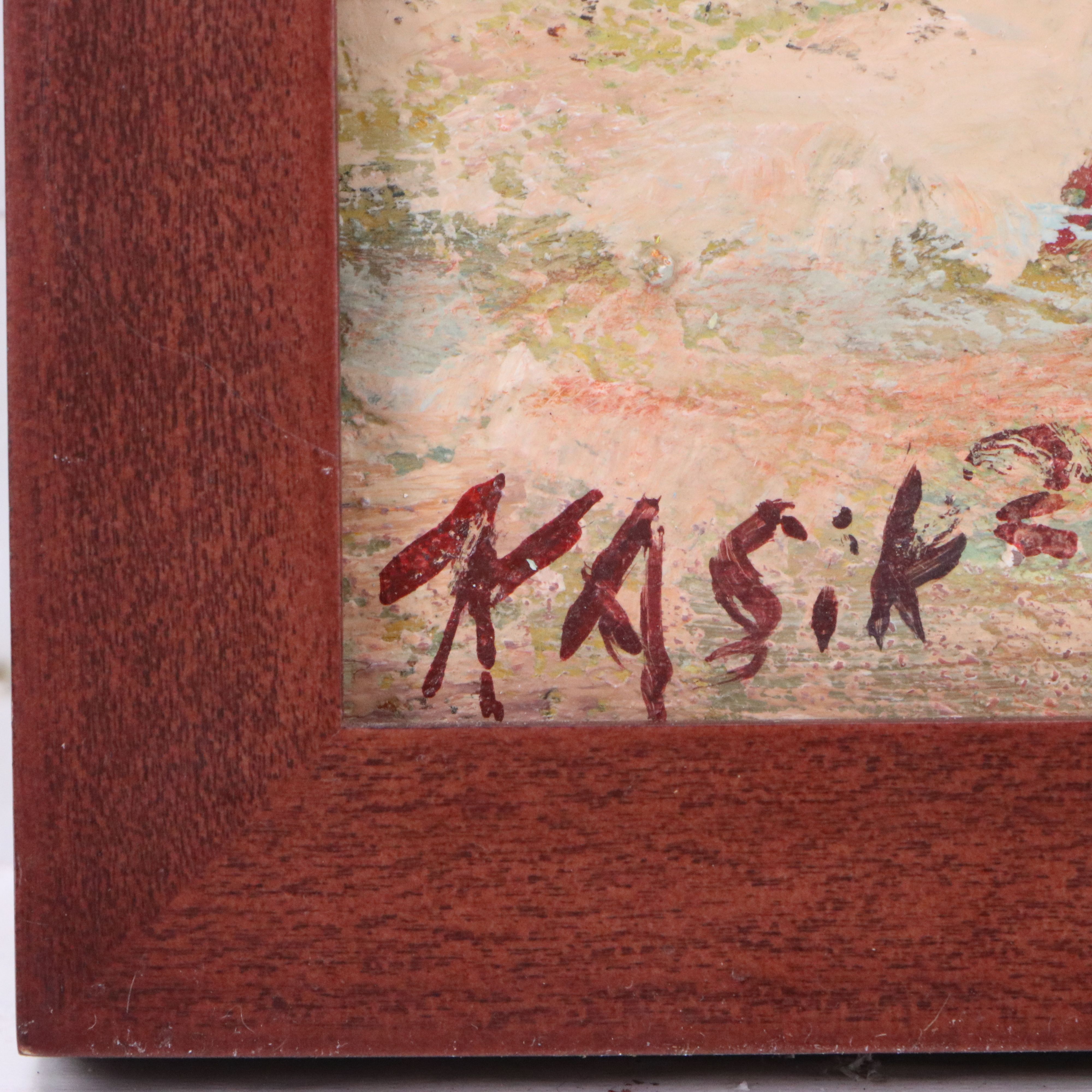 Kevin Kasik Oil Painting "Sarah Dodging the Surf," 2026