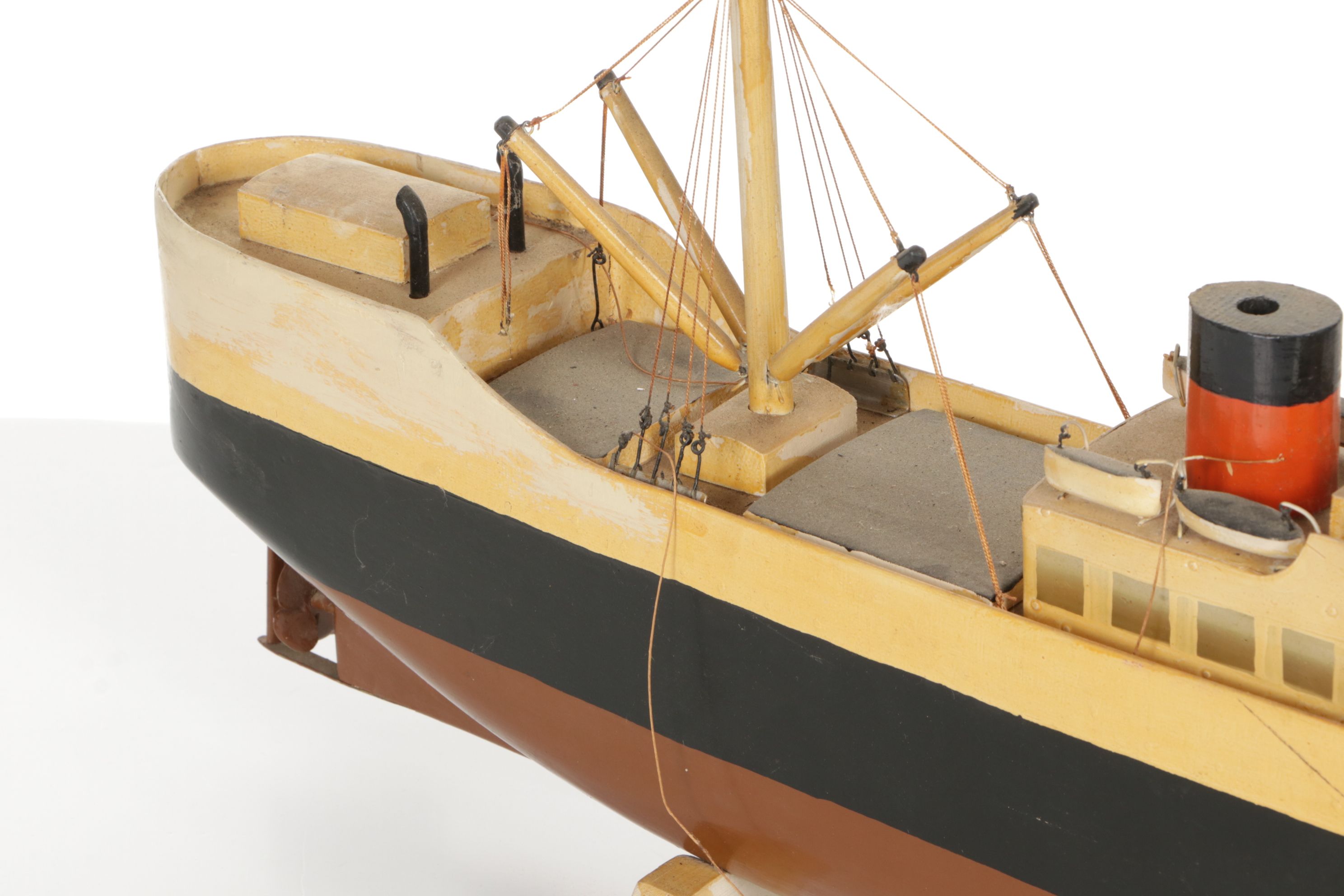 Tolsberry Handcrafted Wooden Model Cargo Ship, Boat Clock Base & More