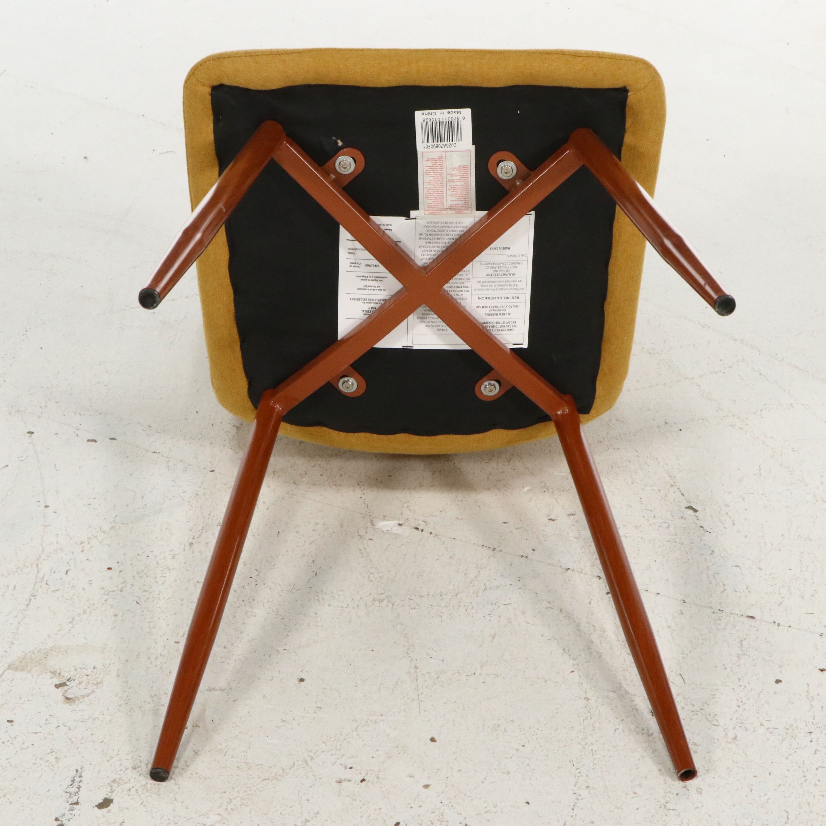 Five Piece Mid Century Modern Style Dining Set with Jofran Inc. "Kura" Table