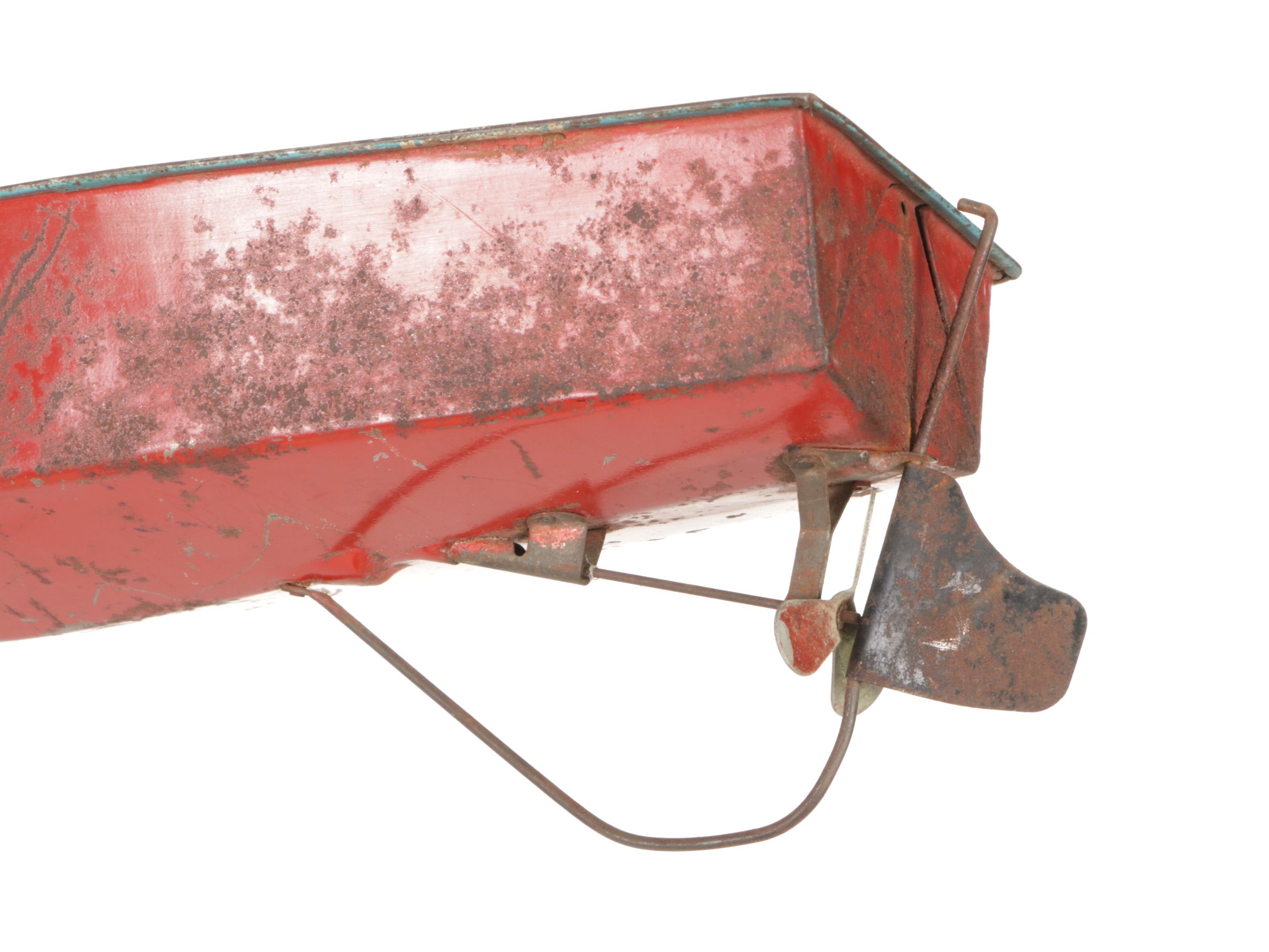 1930s-1940s Model Tin Wind-Up Speed Boat