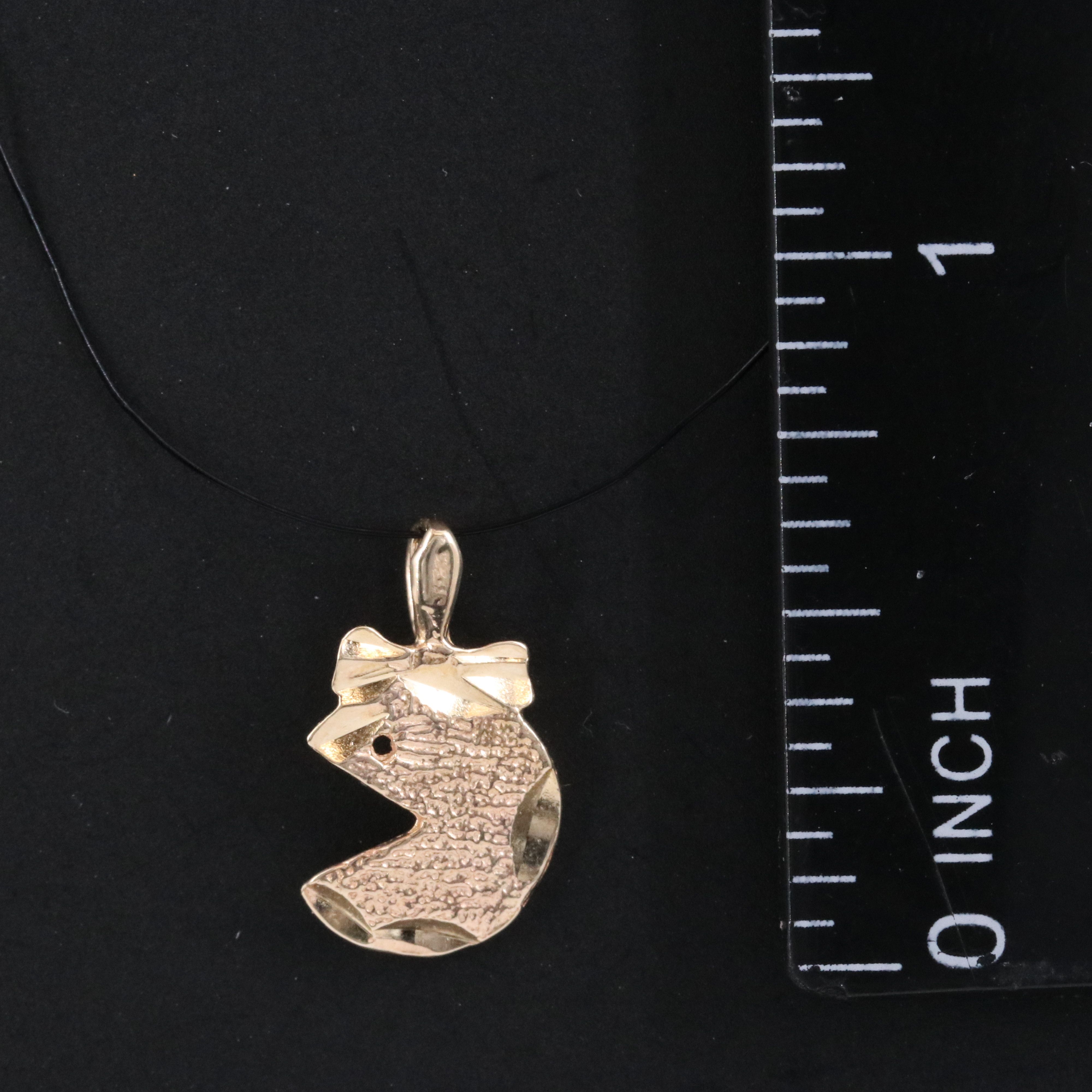 14K Video Game Character Pendant