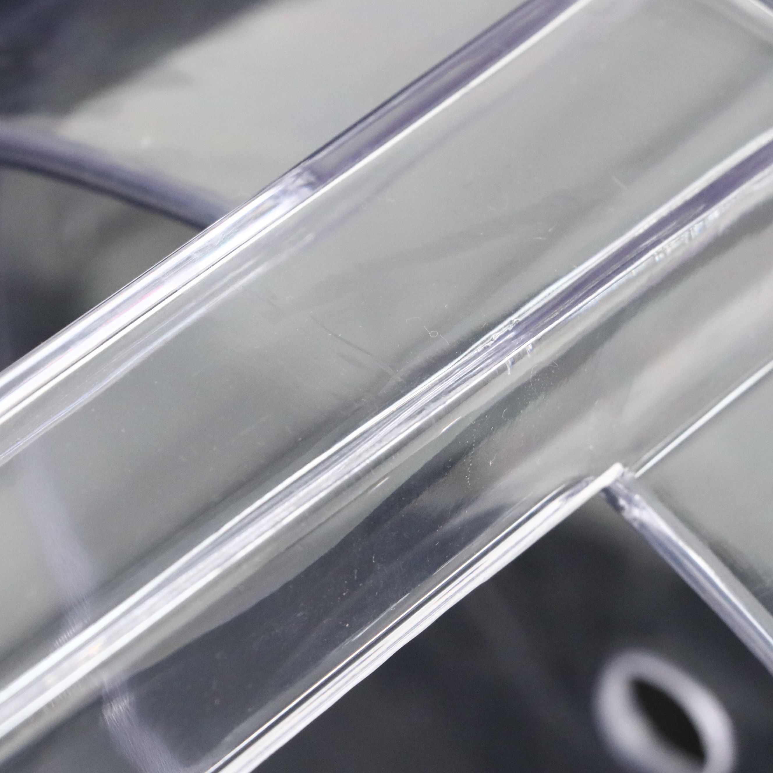 Pair of "Charles Ghost" Style Clear Acrylic Barstools