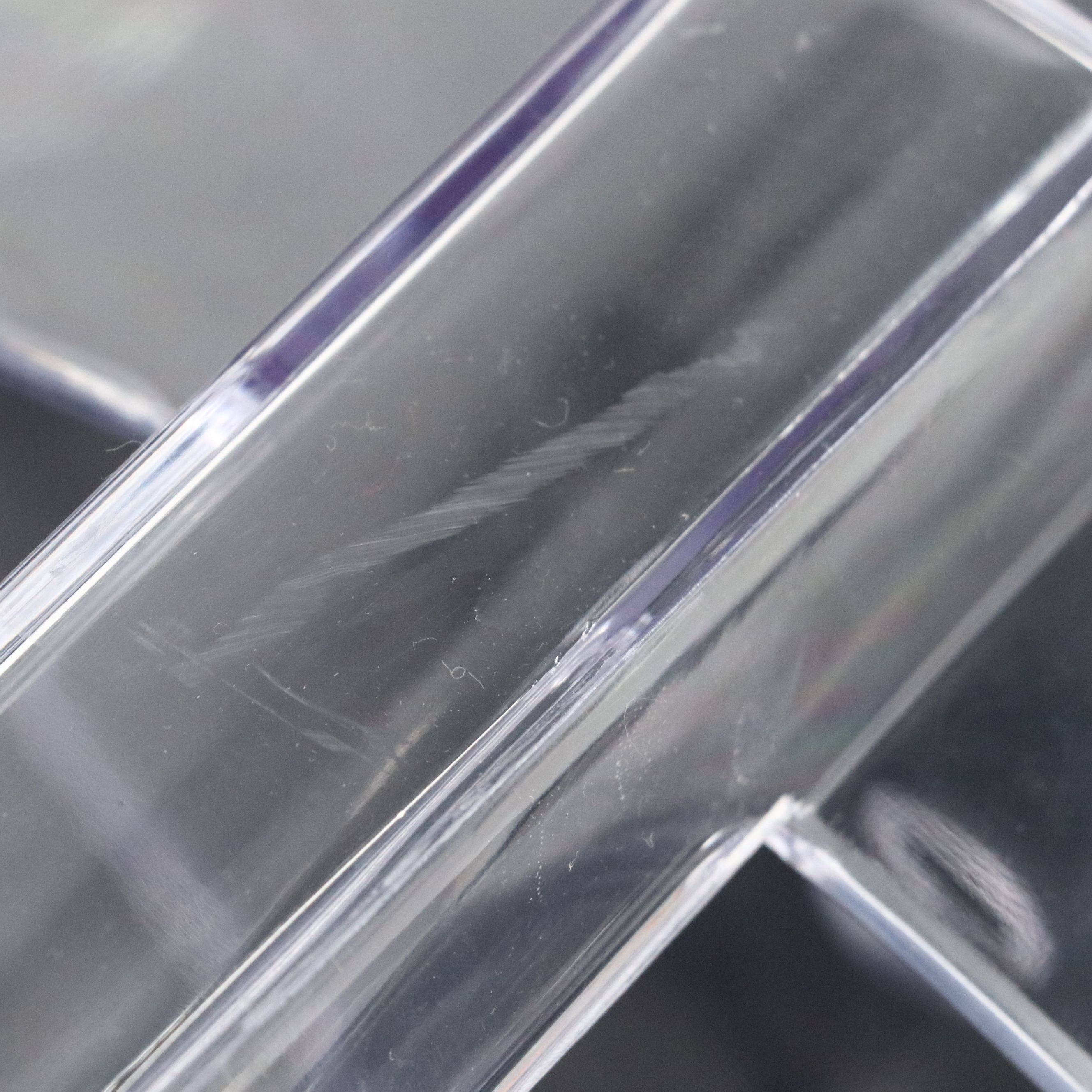 Pair of "Charles Ghost" Style Clear Acrylic Barstools