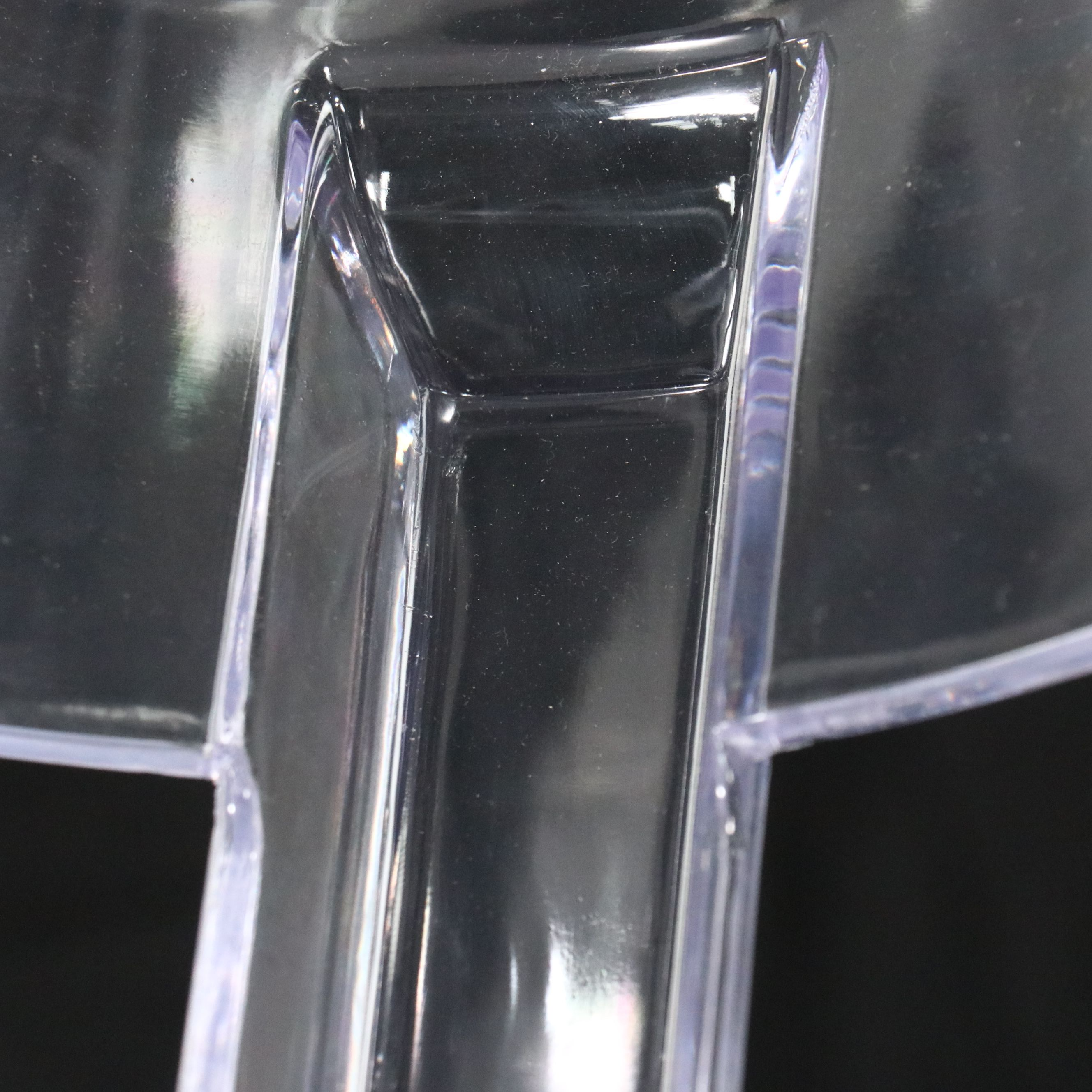 Pair of "Charles Ghost" Style Clear Acrylic Barstools