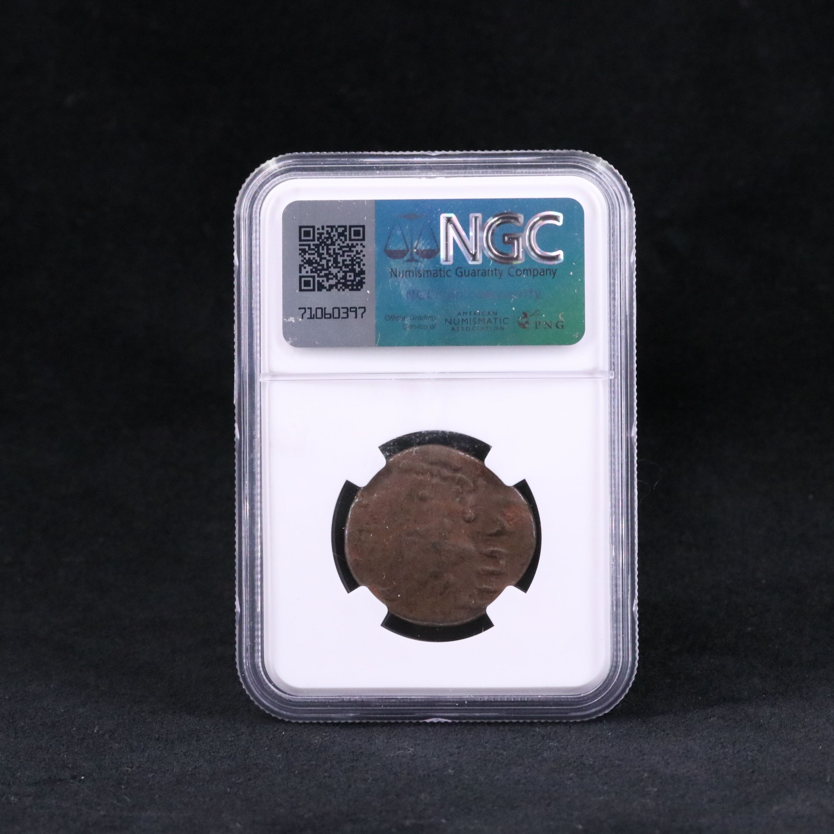 NGC Graded VF Ancient Kingdom of Elymais Billon Tetradrachm Coin, ca. 100 A.D.