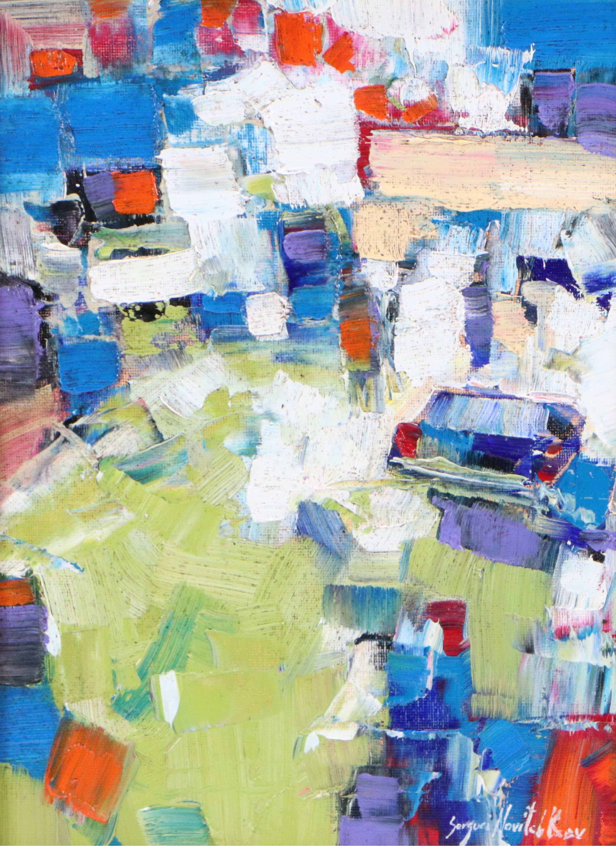 Serguei Novitchkov Oil Painting "Echo of Steps," 2026