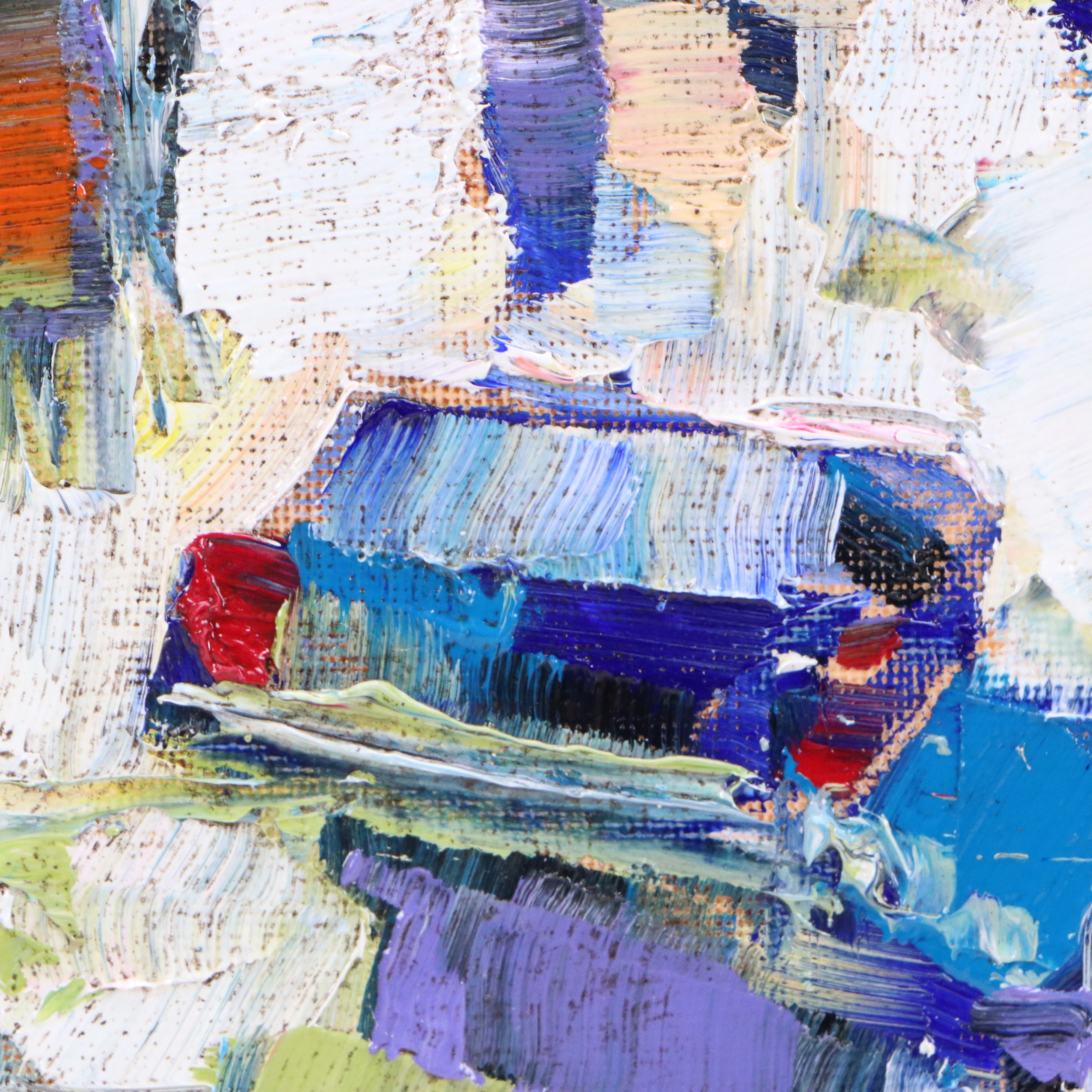 Serguei Novitchkov Oil Painting "Echo of Steps," 2026