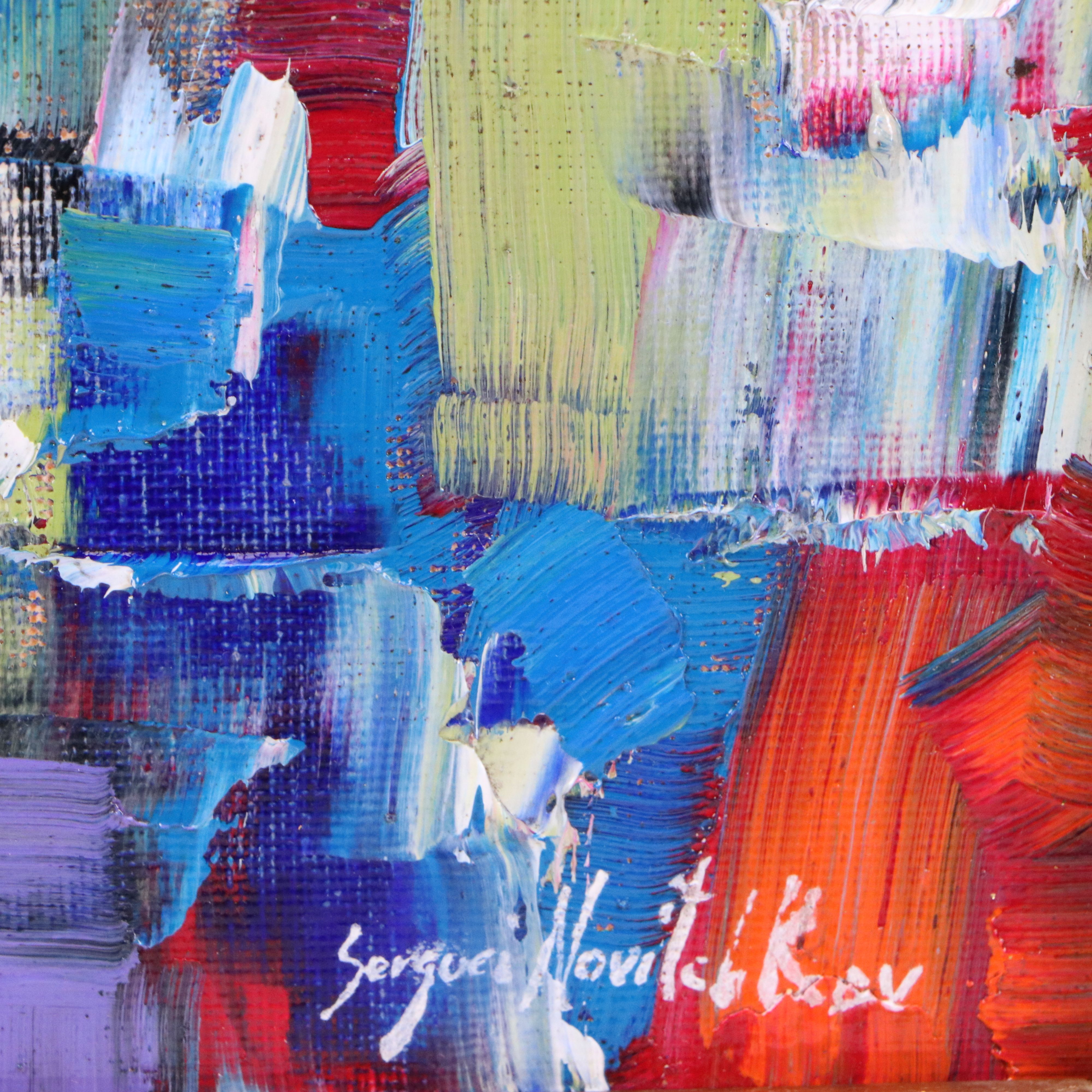 Serguei Novitchkov Oil Painting "Echo of Steps," 2026