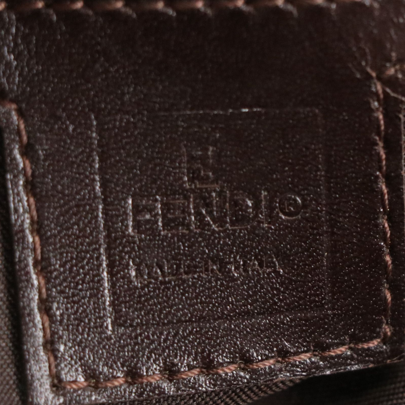 Fendi Tobacco FF Zucca Jacquard Canvas and Leather Tote Bag