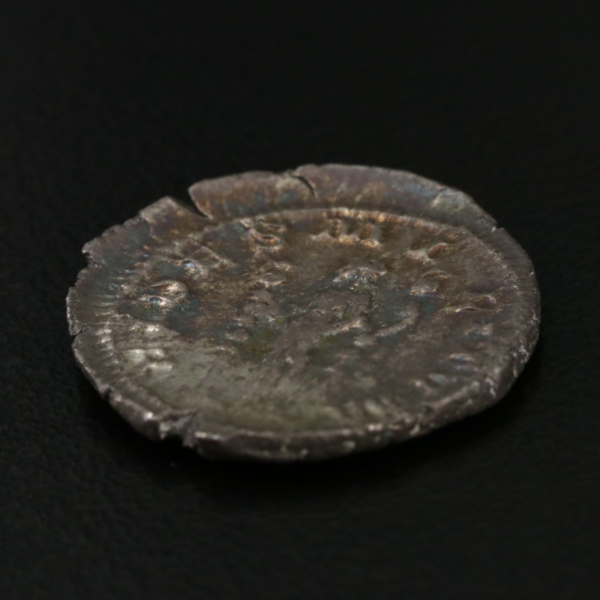 Ancient Roman Imperial AR Denarius Coin of Maximinus I, ca. 235 A.D.