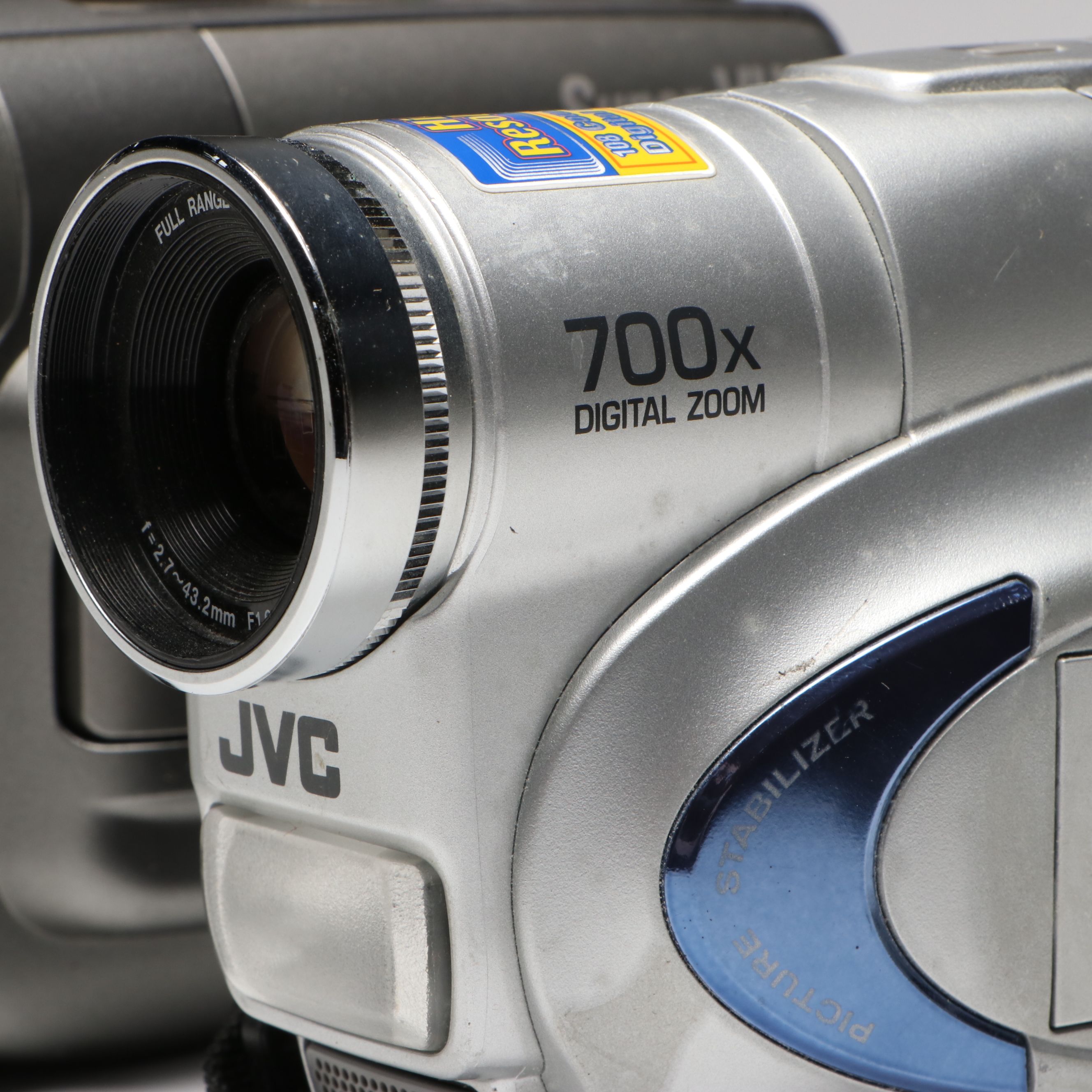JVC Color Video Camera CV-F503 with Camcorders, Late 20th C.