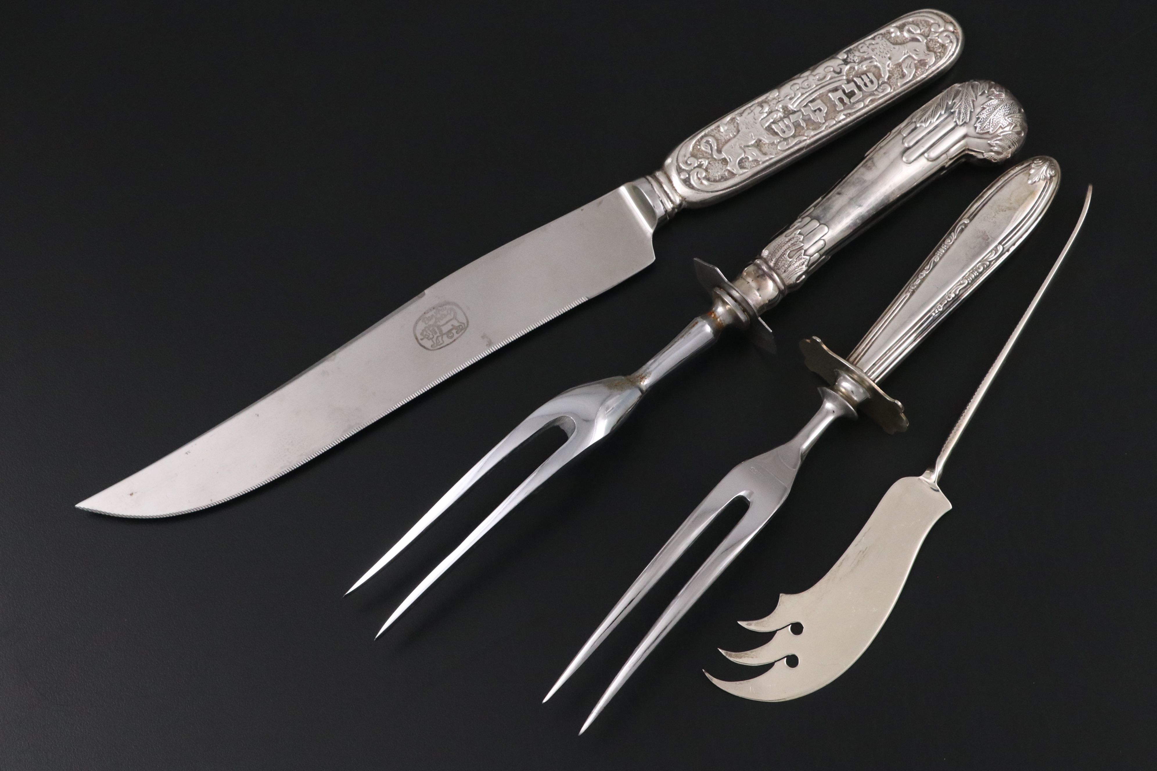 Manchester Sterling Silver "Southern Rose" with Other Silver Flatware