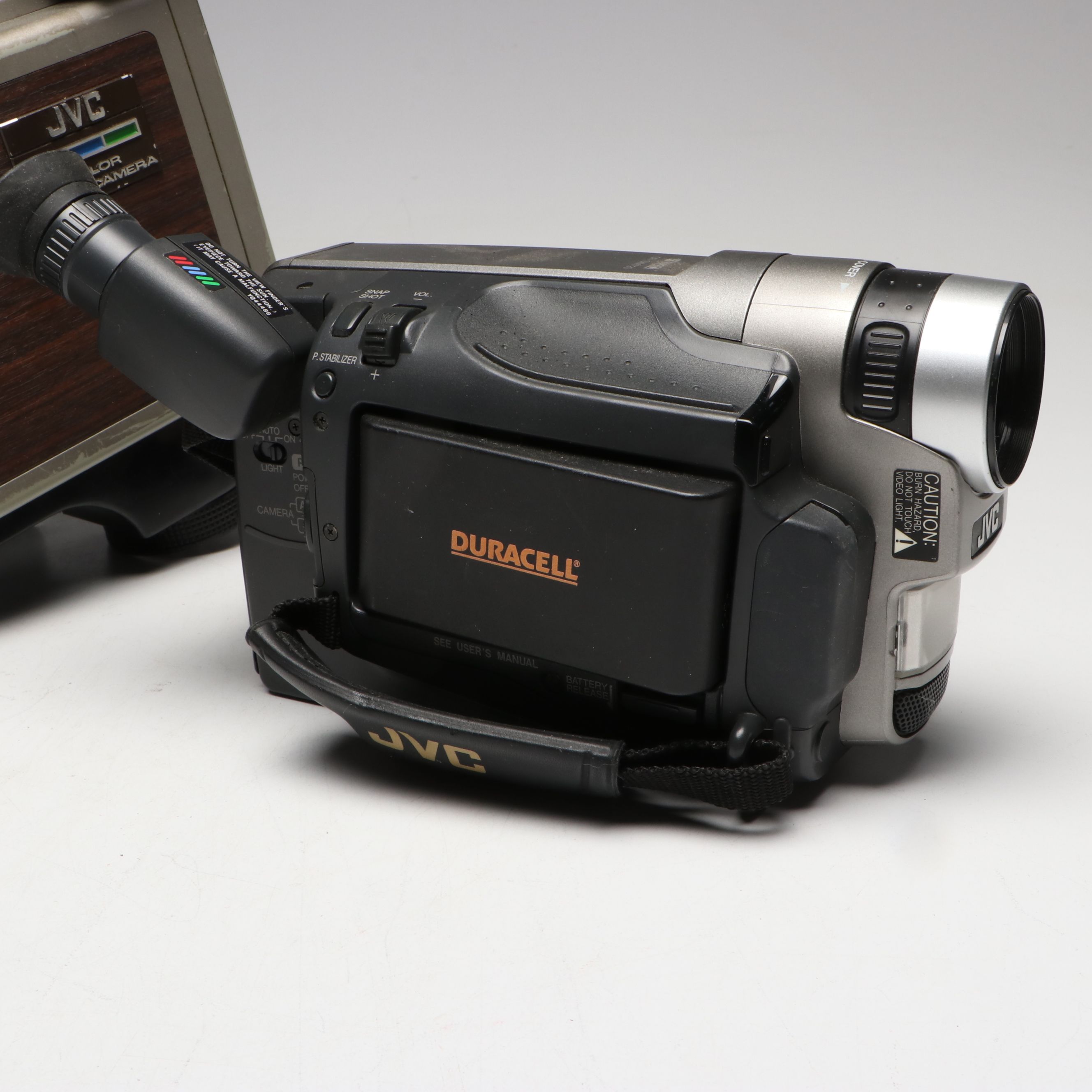 JVC Color Video Camera CV-F503 with Camcorders, Late 20th C.