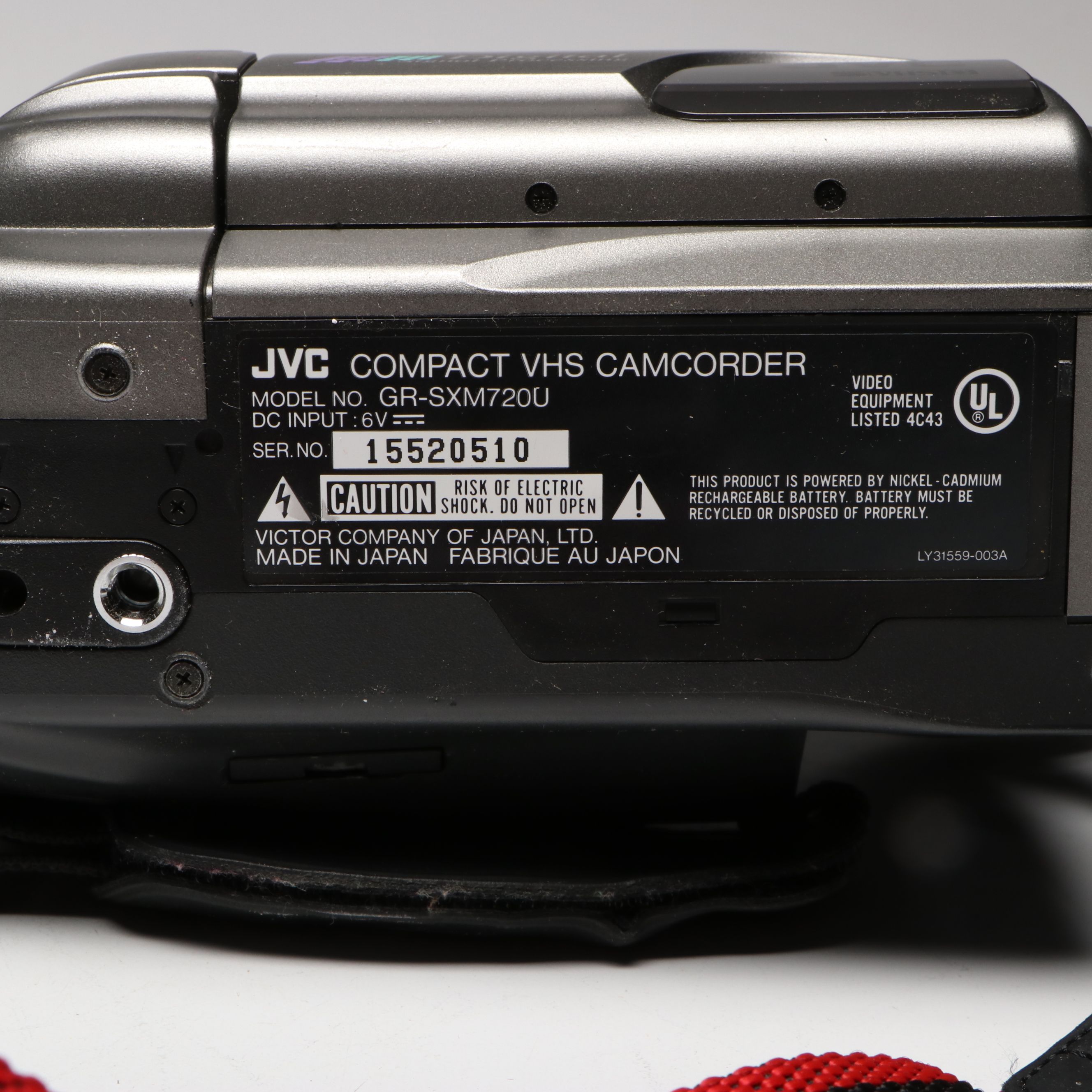 JVC Color Video Camera CV-F503 with Camcorders, Late 20th C.