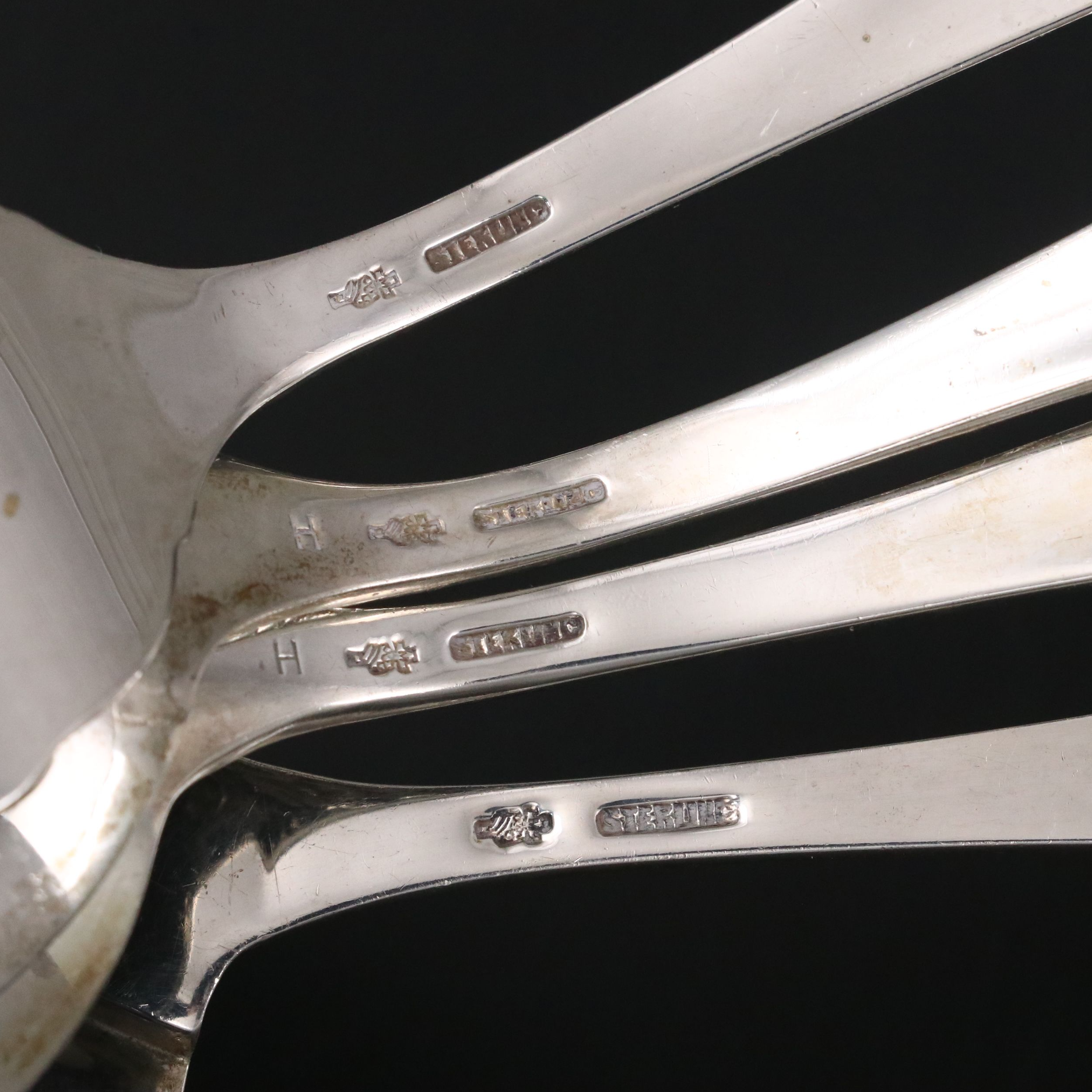 Manchester Sterling Silver "Southern Rose" with Other Silver Flatware