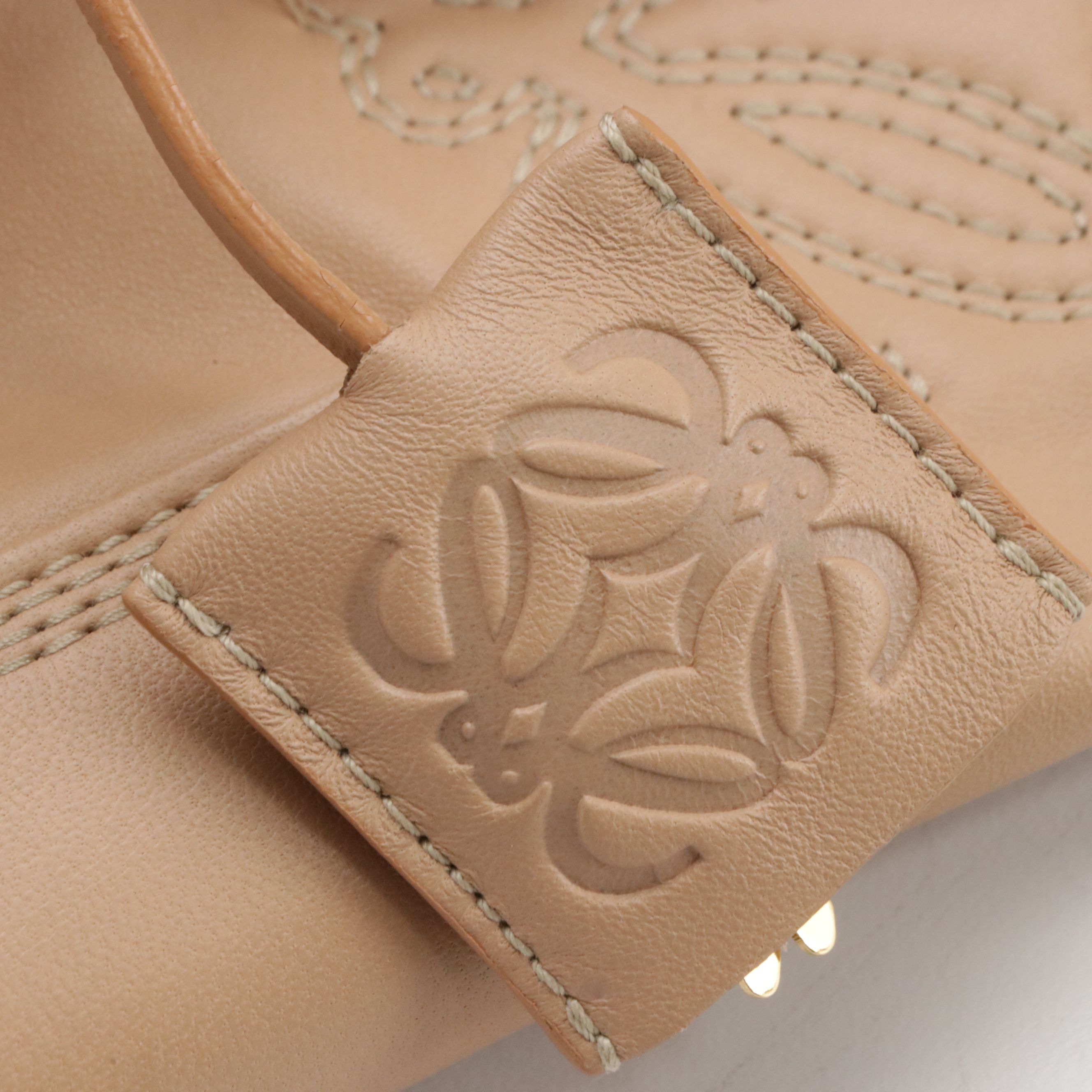 Loewe Nude Nappa Calfskin Leather Amazona 28 Handbag