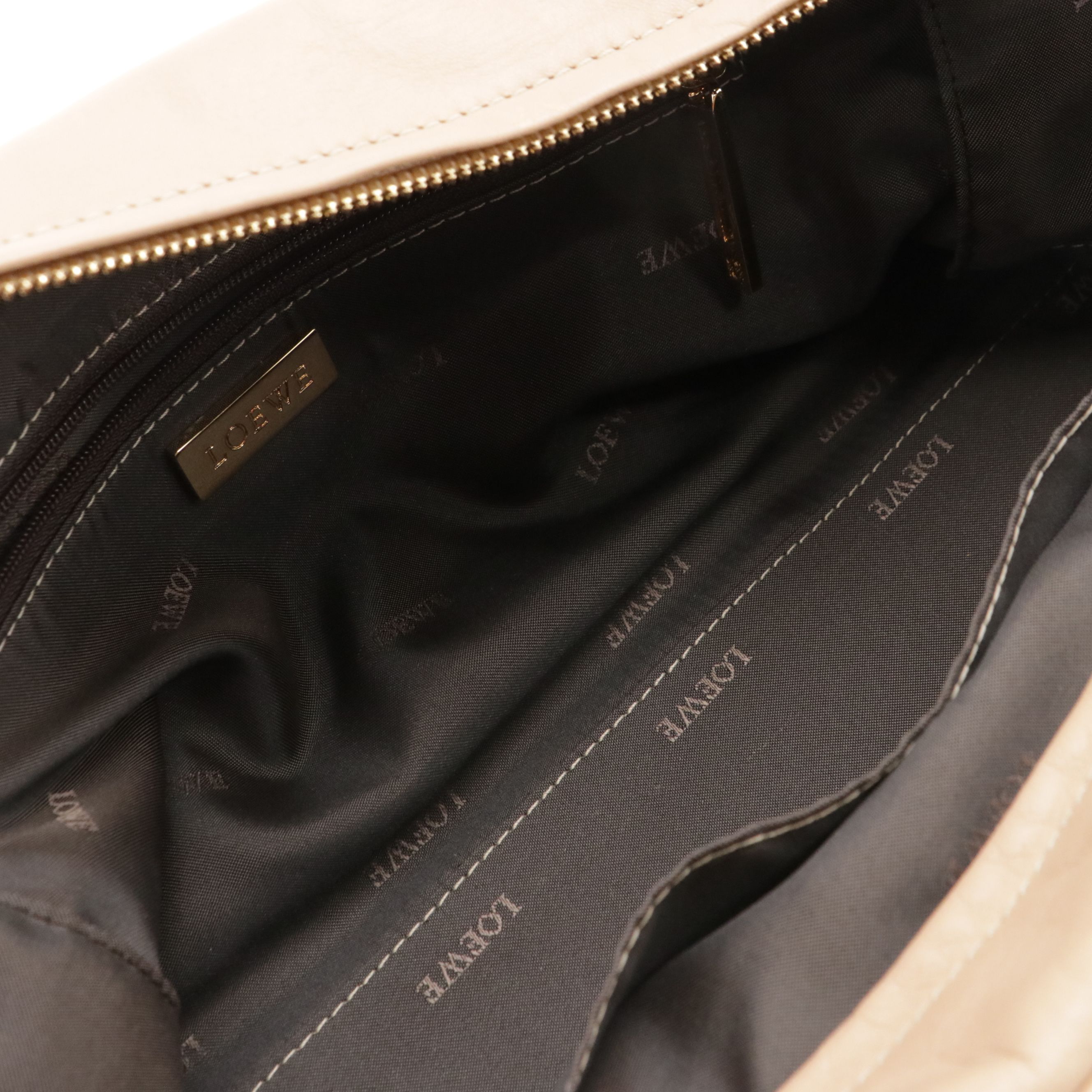 Loewe Nude Nappa Calfskin Leather Amazona 28 Handbag