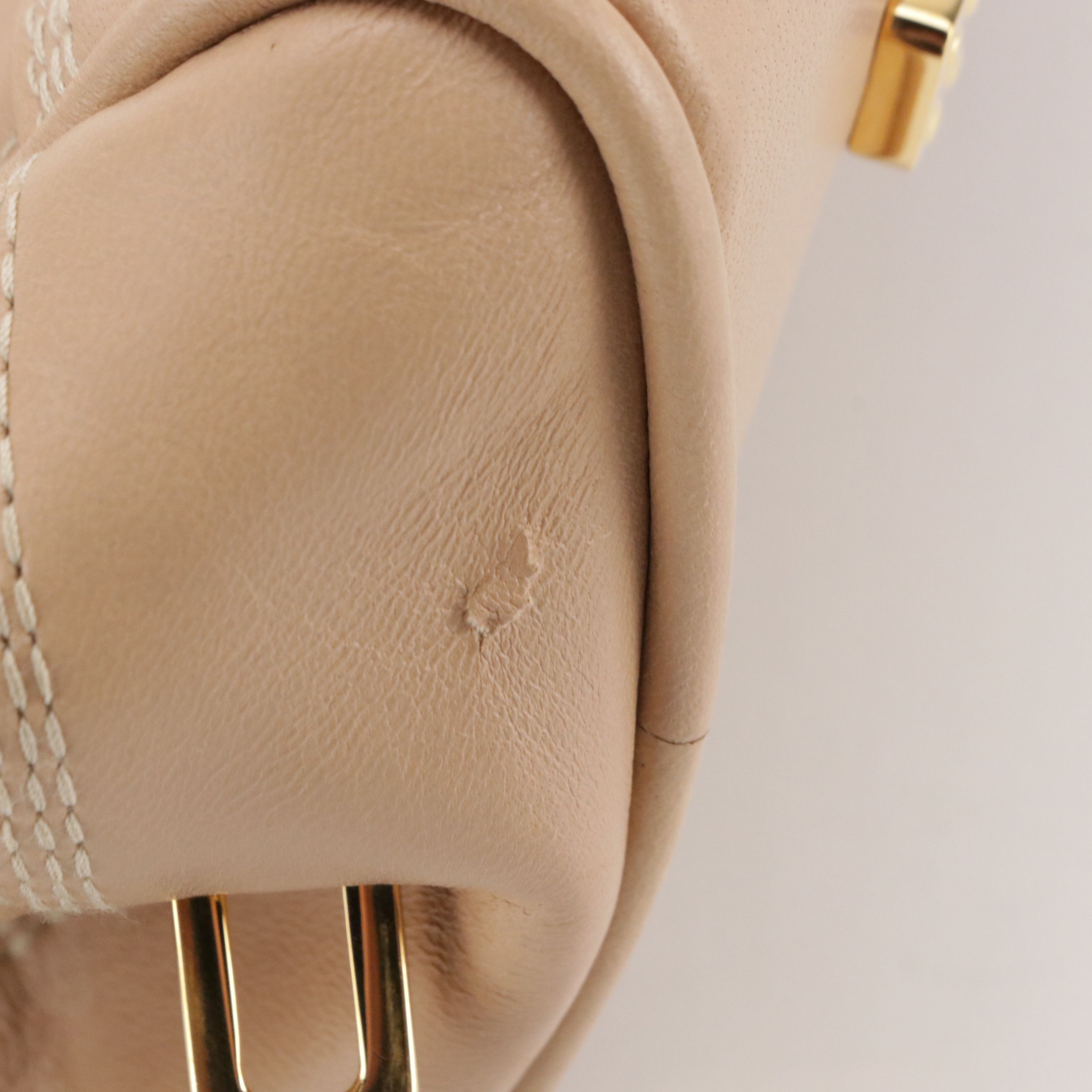 Loewe Nude Nappa Calfskin Leather Amazona 28 Handbag