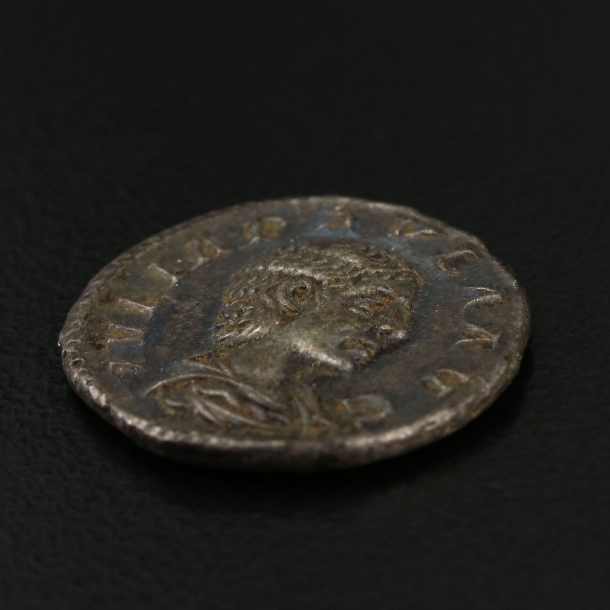 Ancient Roman Imperial AR Denarius Coin of Julia Paula, ca. 220 A.D.