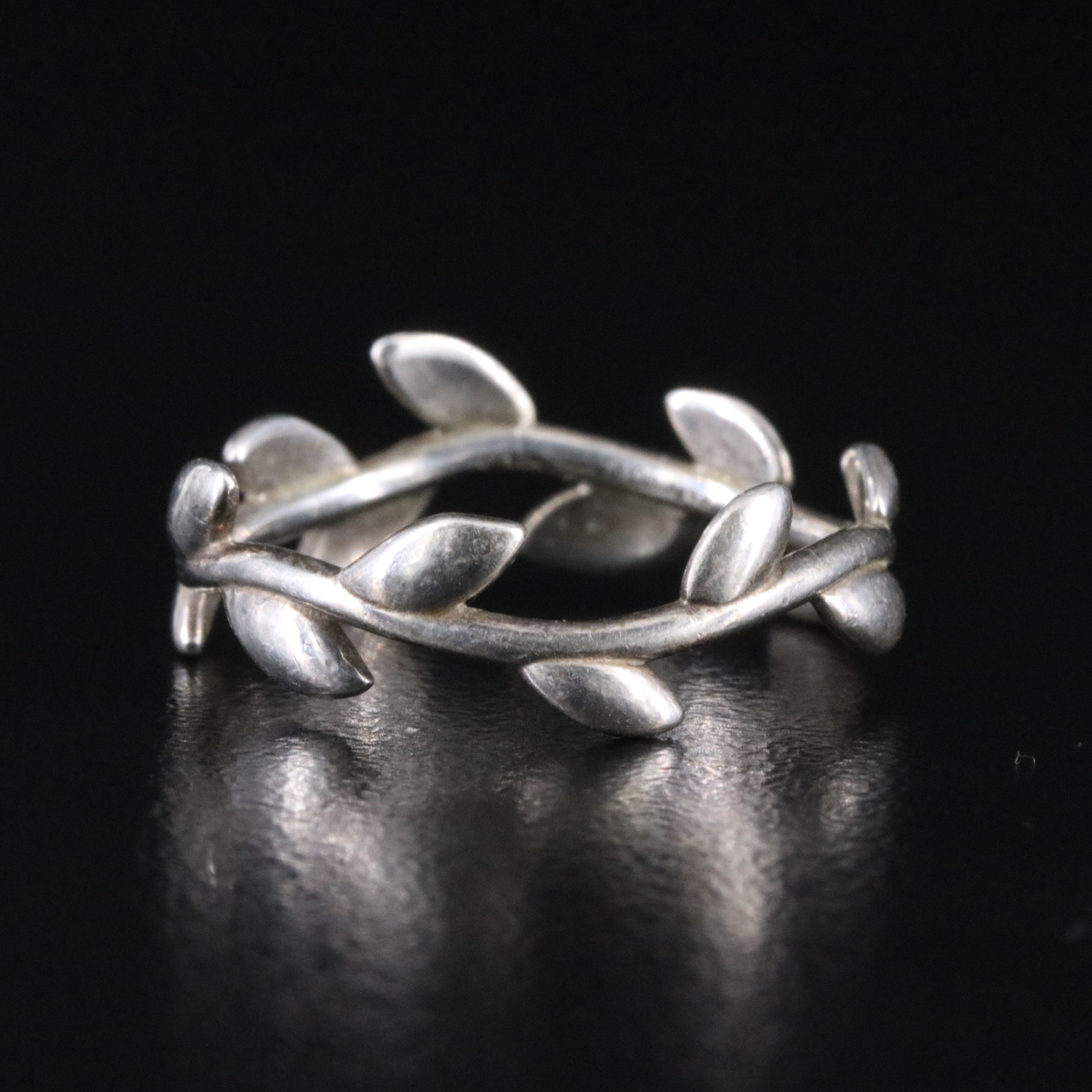 Paloma Picasso for Tiffany & Co. Sterling Olive Leaf Ring