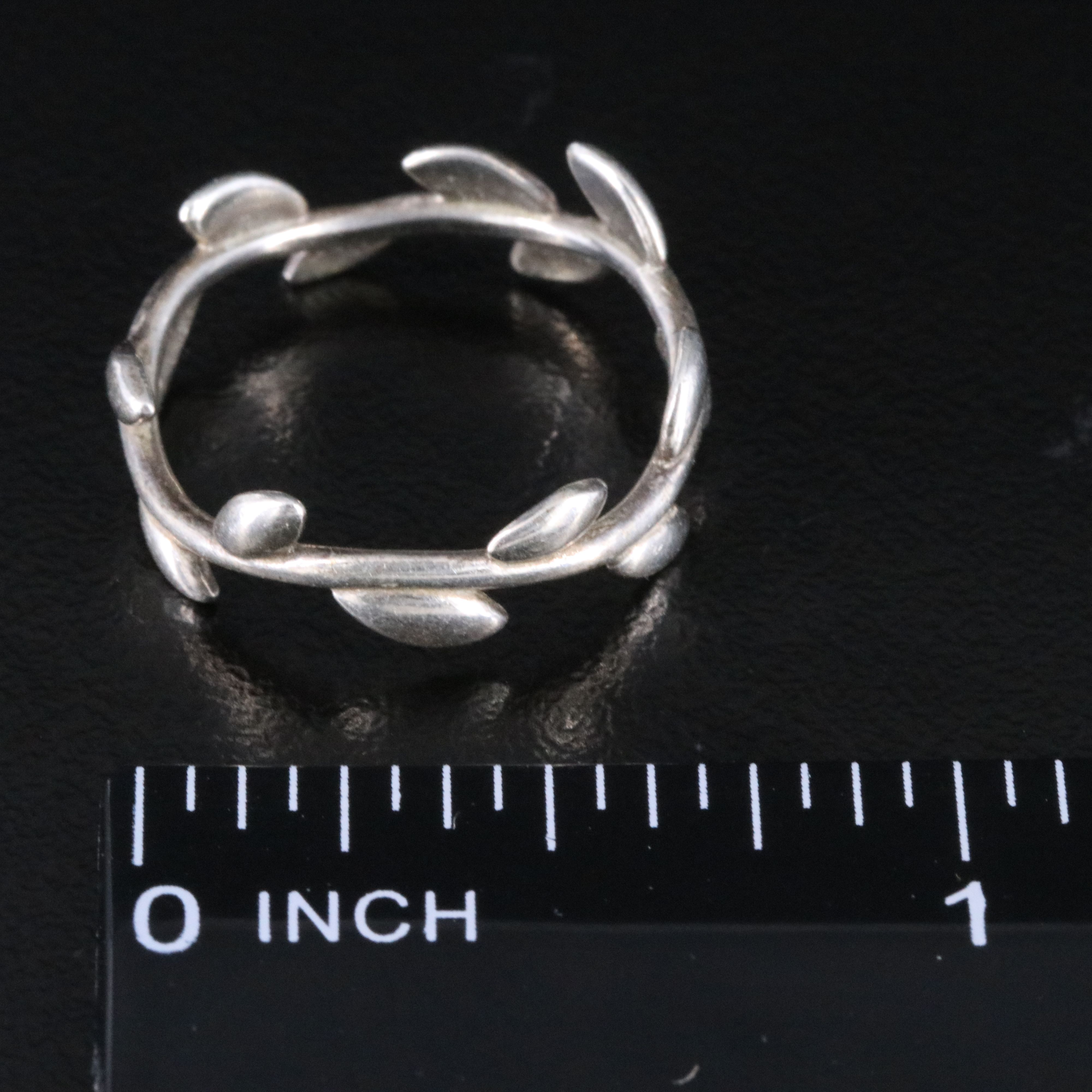 Paloma Picasso for Tiffany & Co. Sterling Olive Leaf Ring