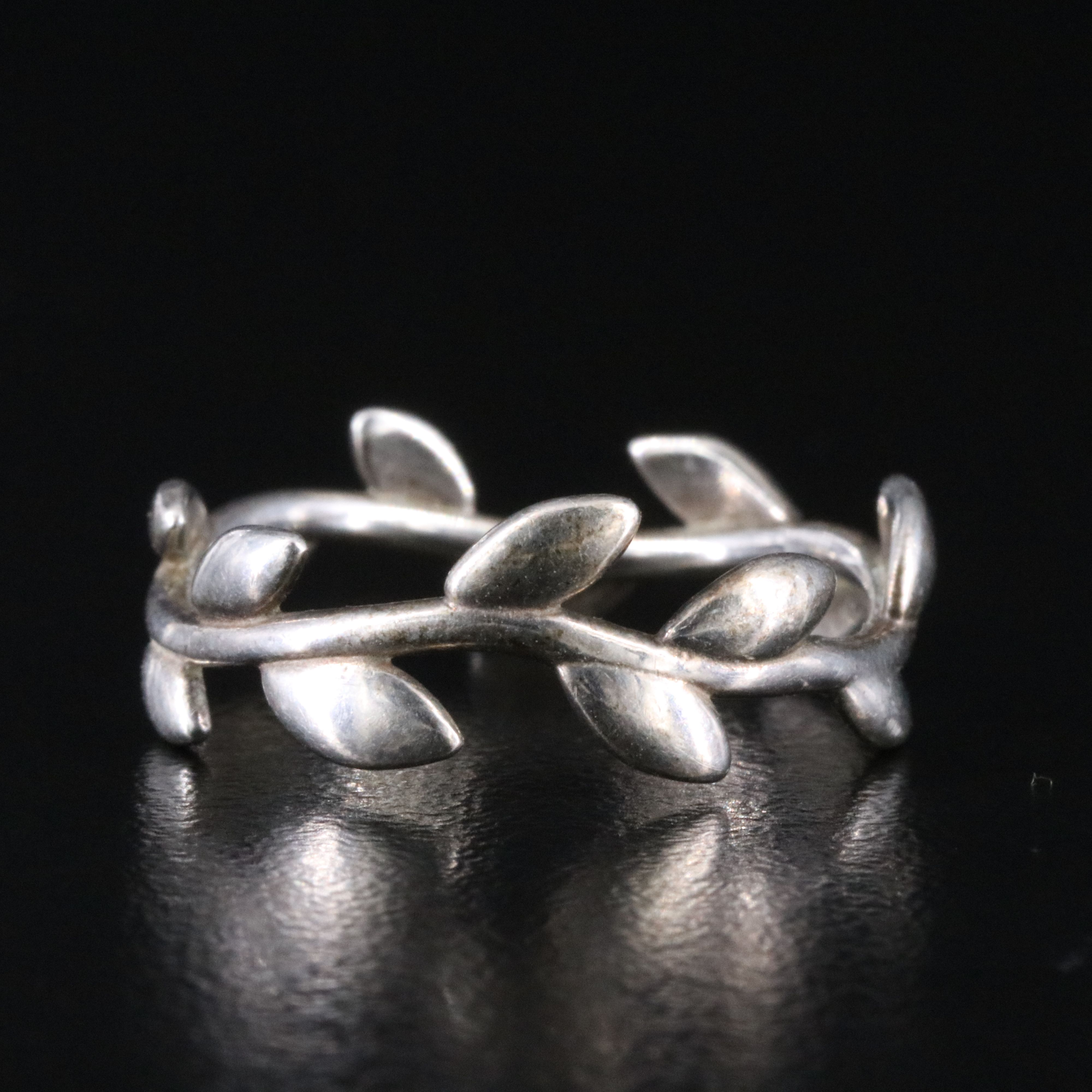Paloma Picasso for Tiffany & Co. Sterling Olive Leaf Ring