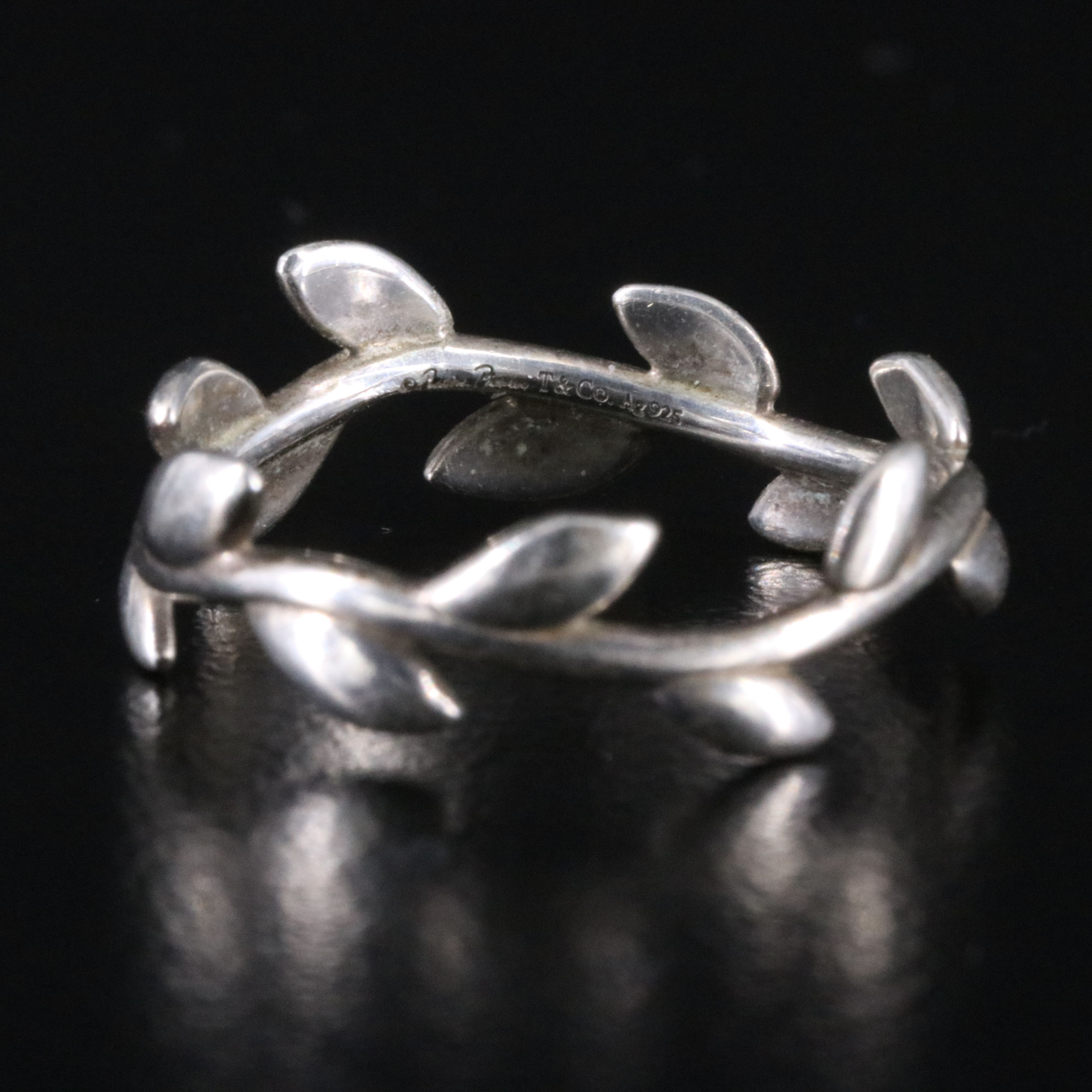 Paloma Picasso for Tiffany & Co. Sterling Olive Leaf Ring
