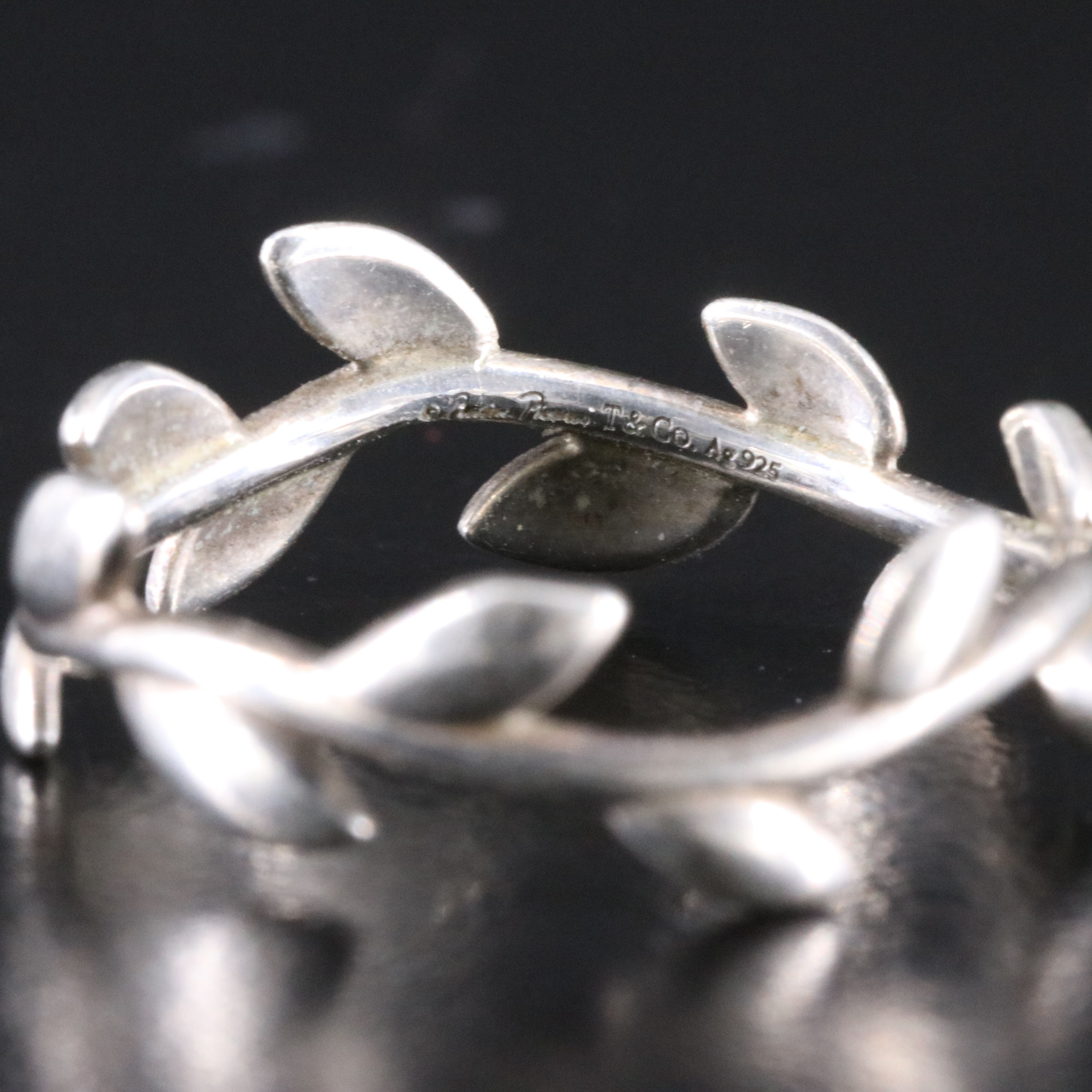 Paloma Picasso for Tiffany & Co. Sterling Olive Leaf Ring