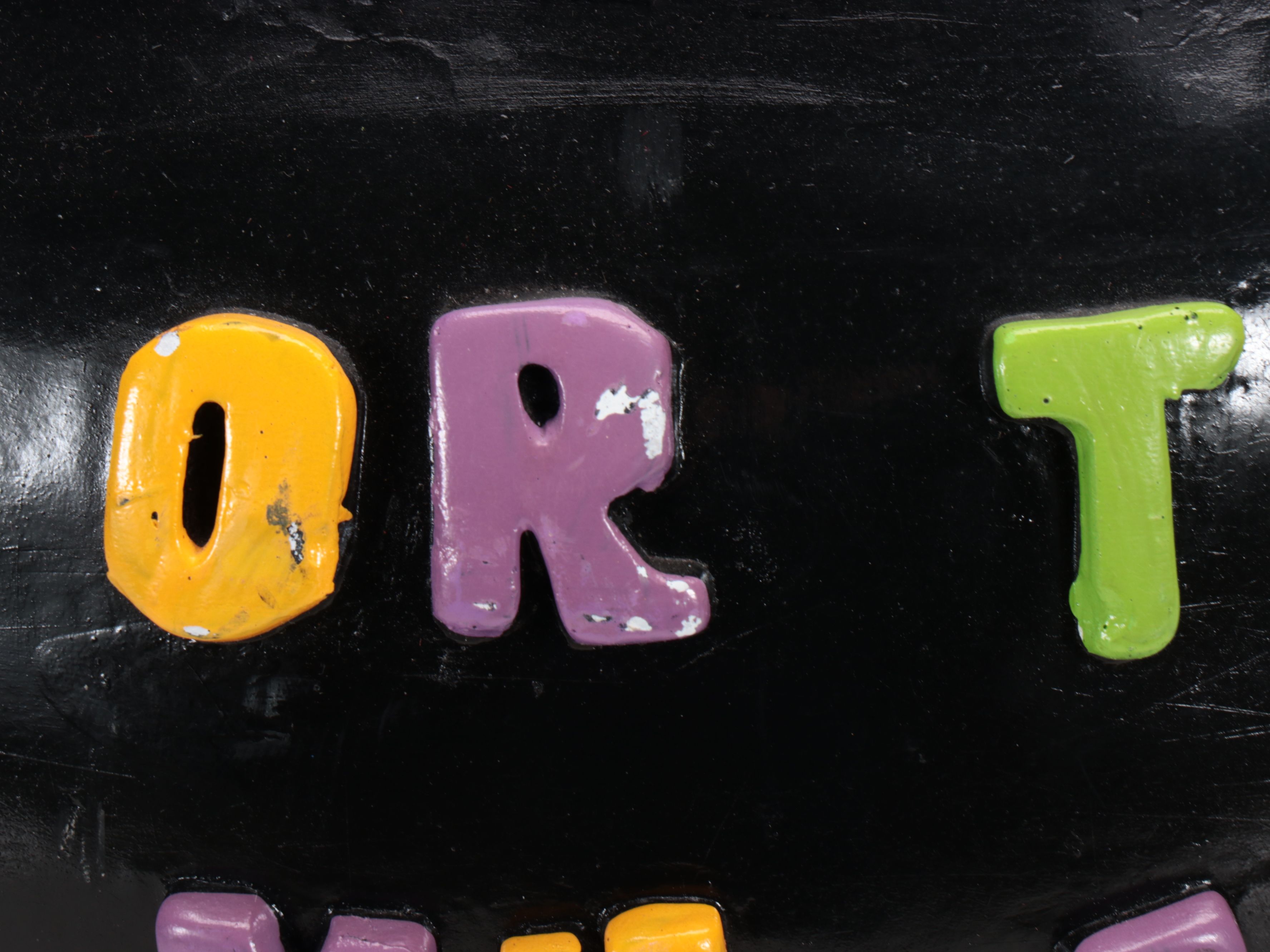 "Trick or Treat" Halloween Plaster Candy Bowl