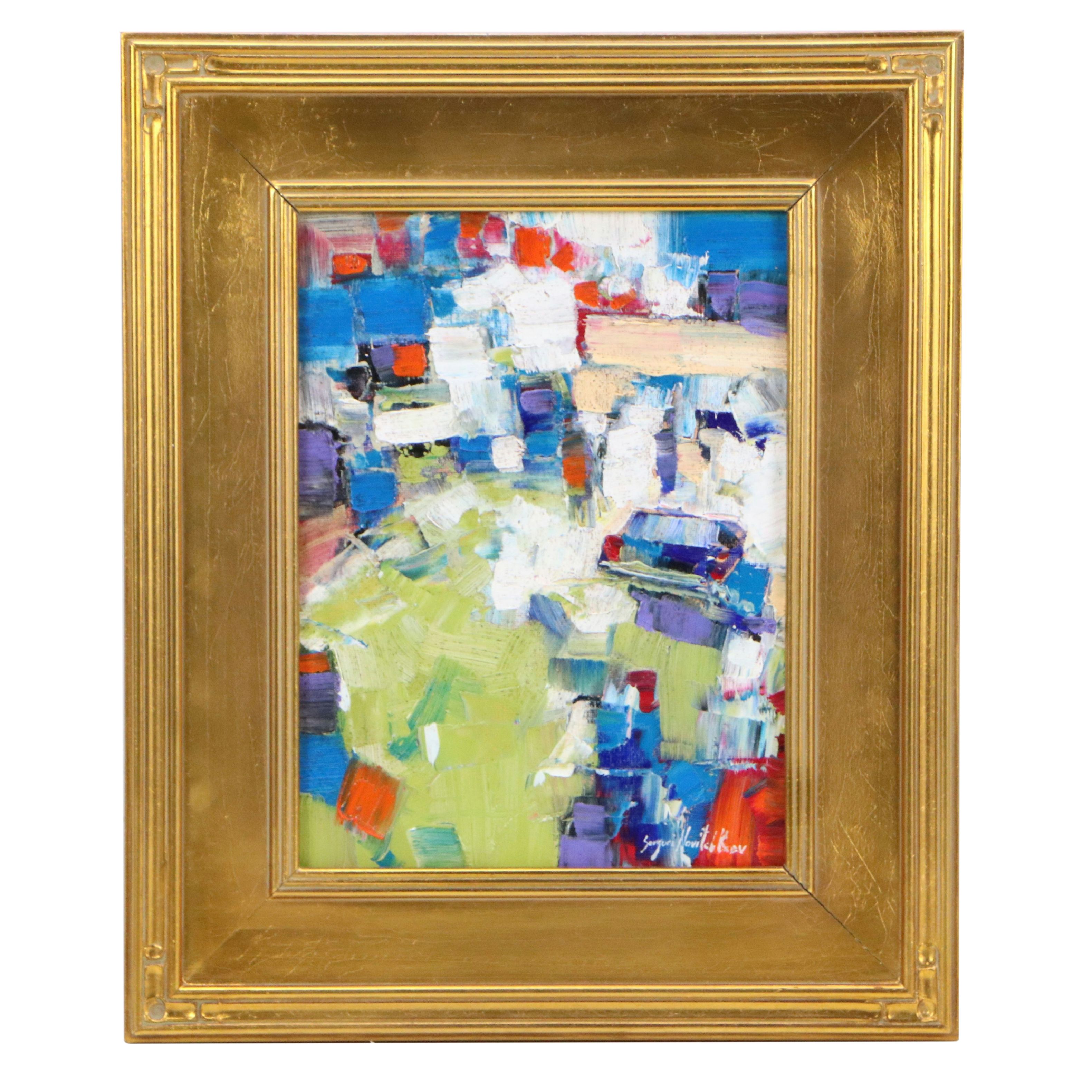 Serguei Novitchkov Oil Painting "Echo of Steps," 2026