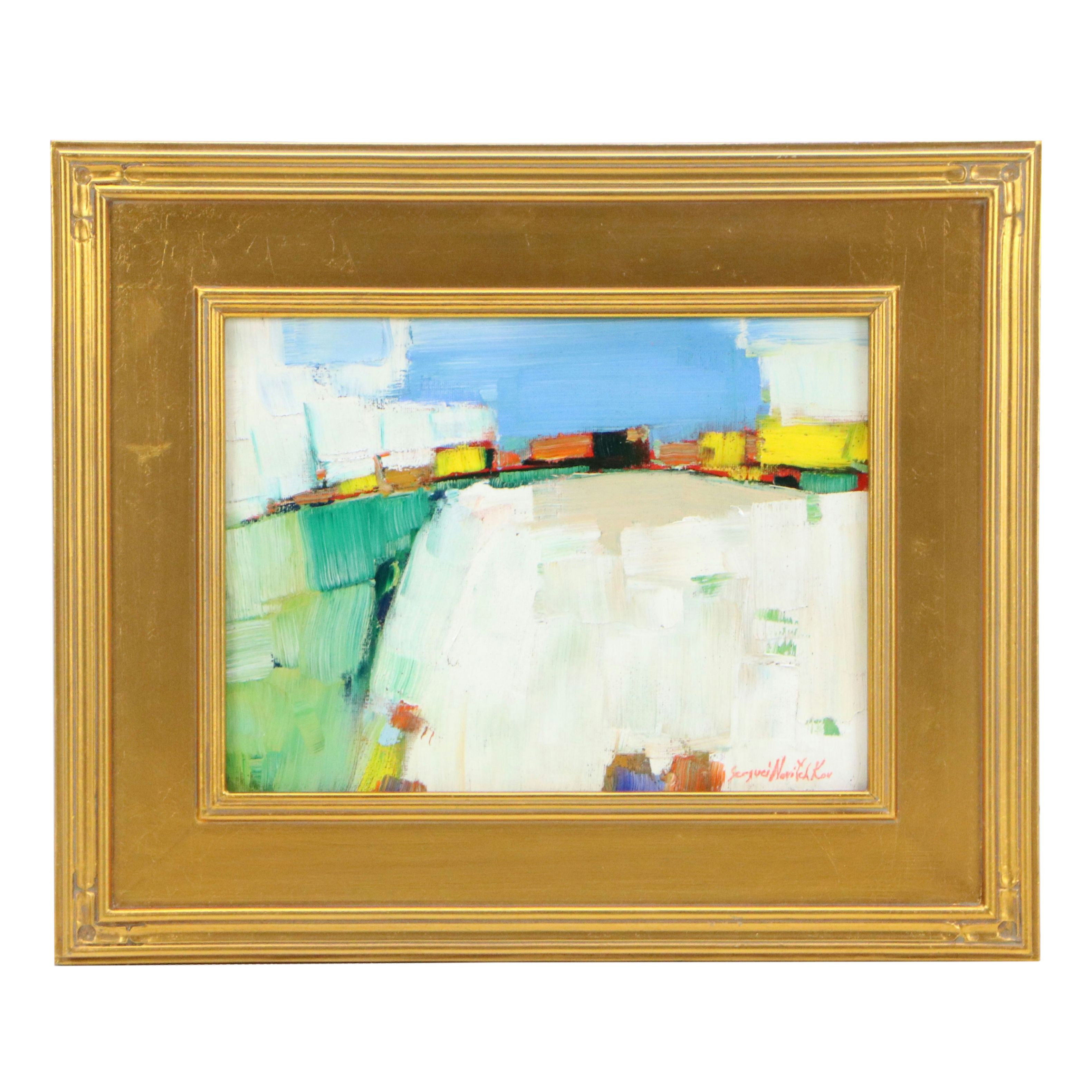 Serguei Novitchkov Oil Painting "Eternal Horizon," 2026