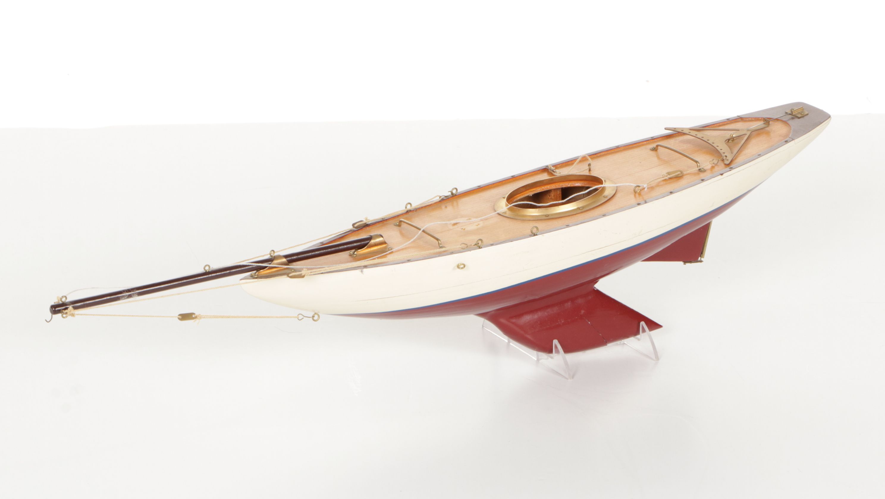 Hand Crafted Wooden Model Pond Yachts and Sail Boats