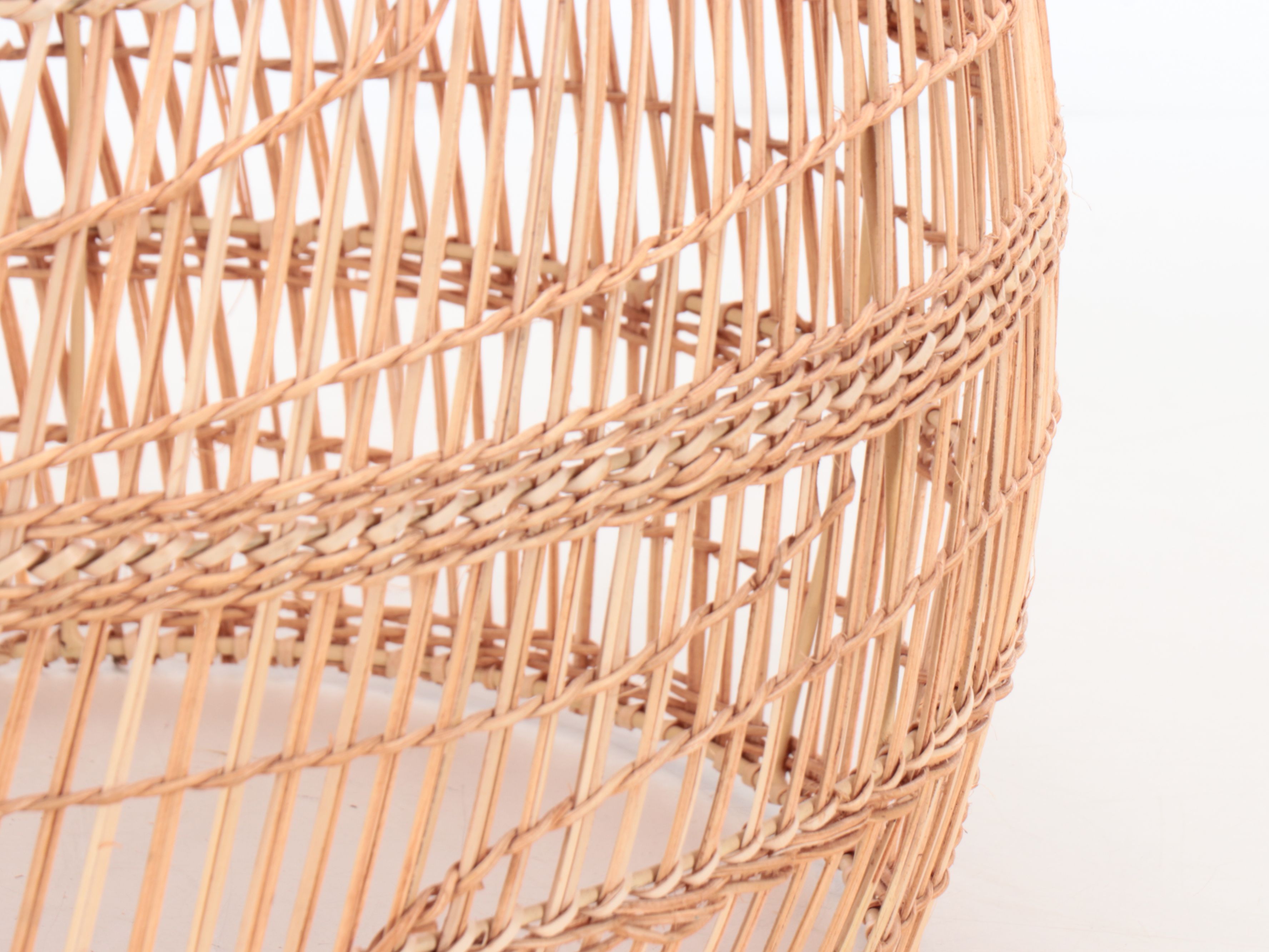 Woven Rattan Dome Pendant Light