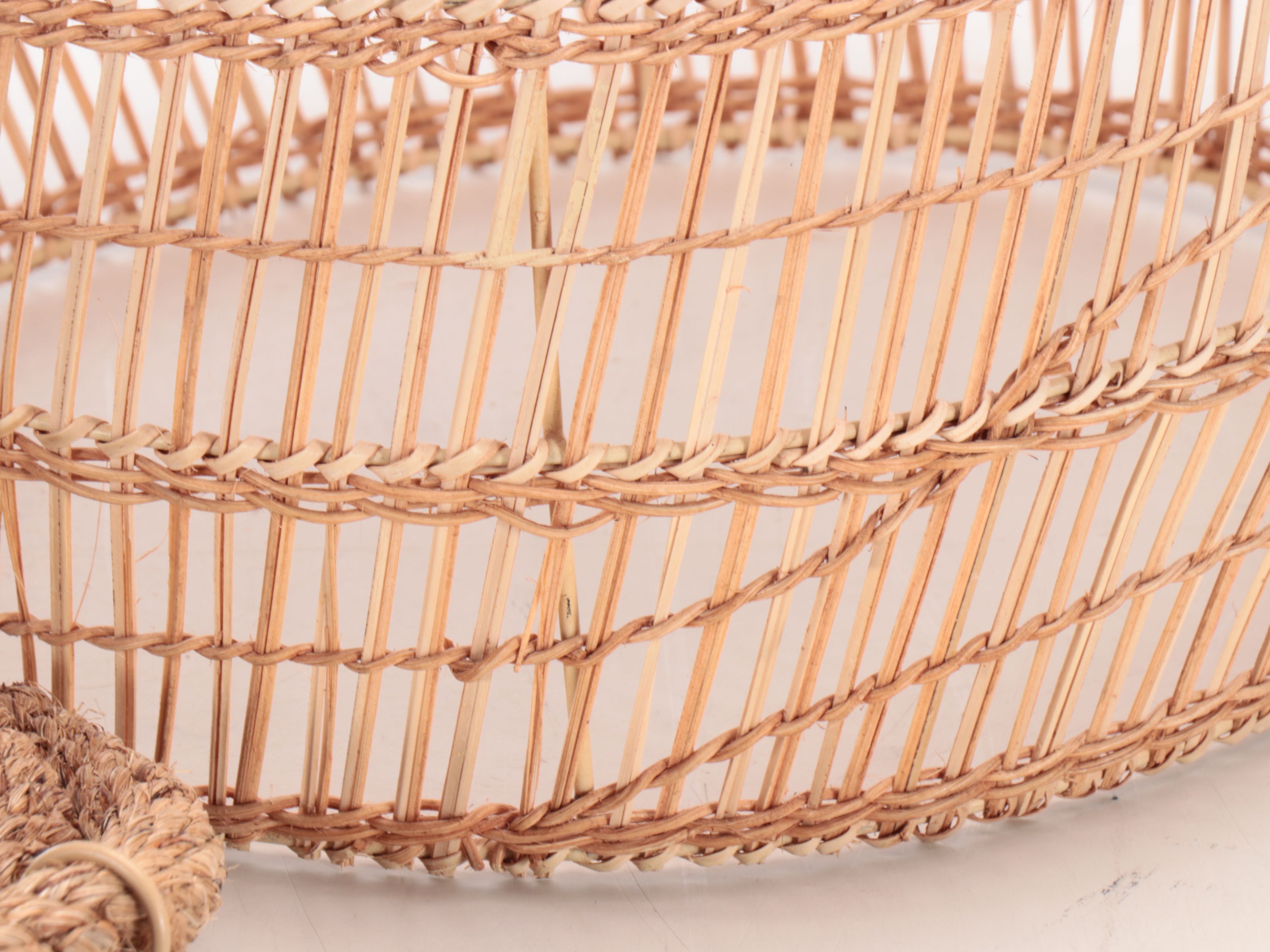 Woven Rattan Dome Pendant Light